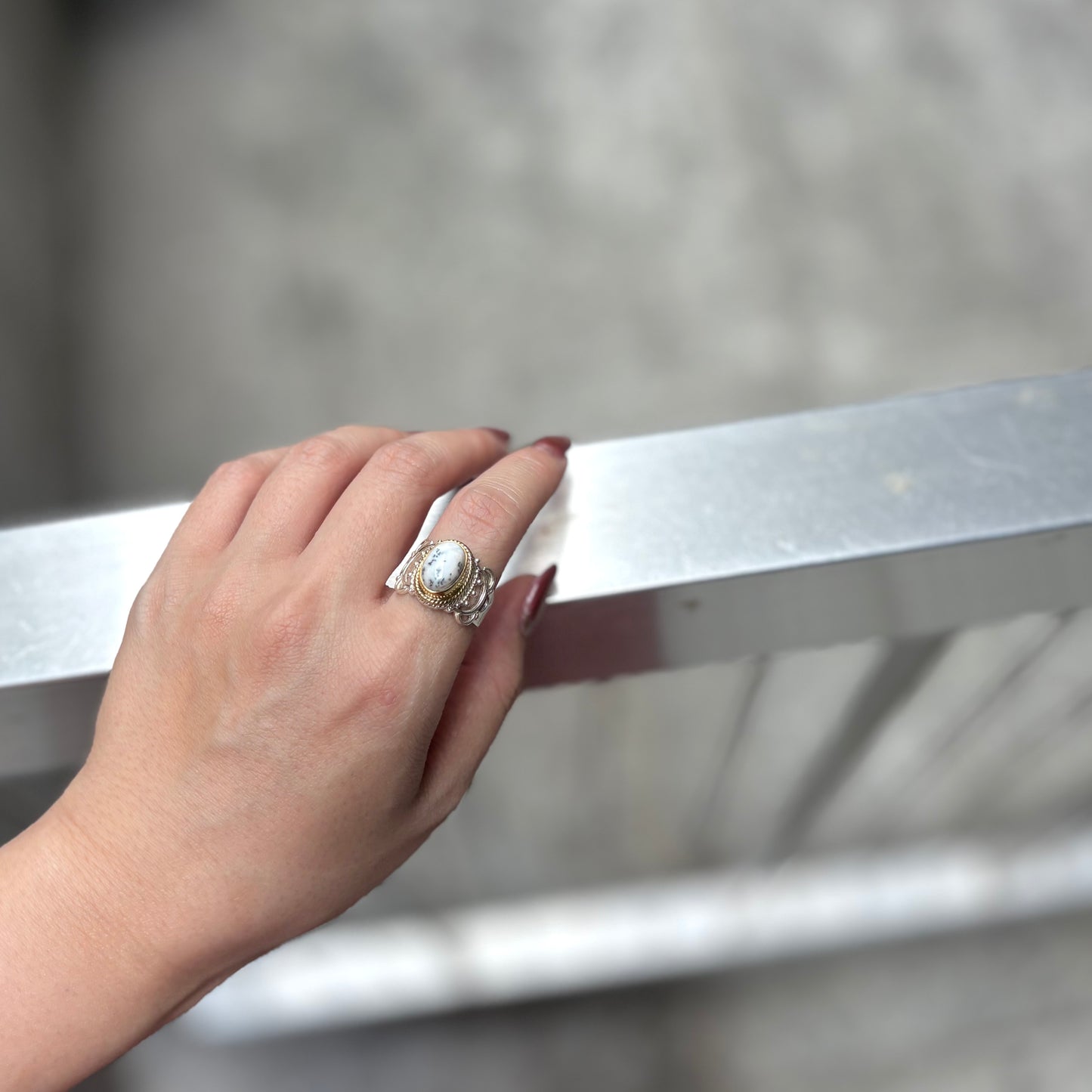 Connect ring〈 Black & White 〉