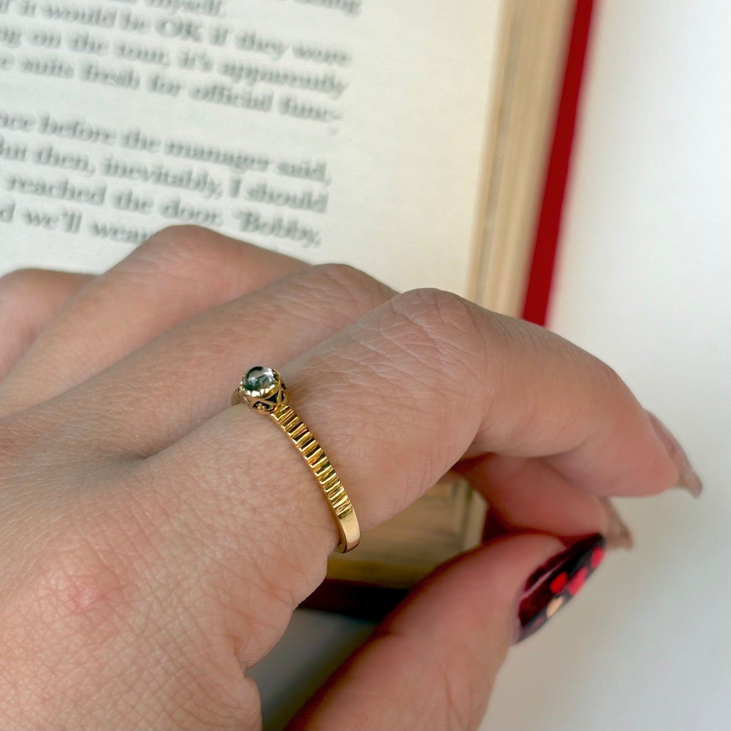 Brass petit ring 13