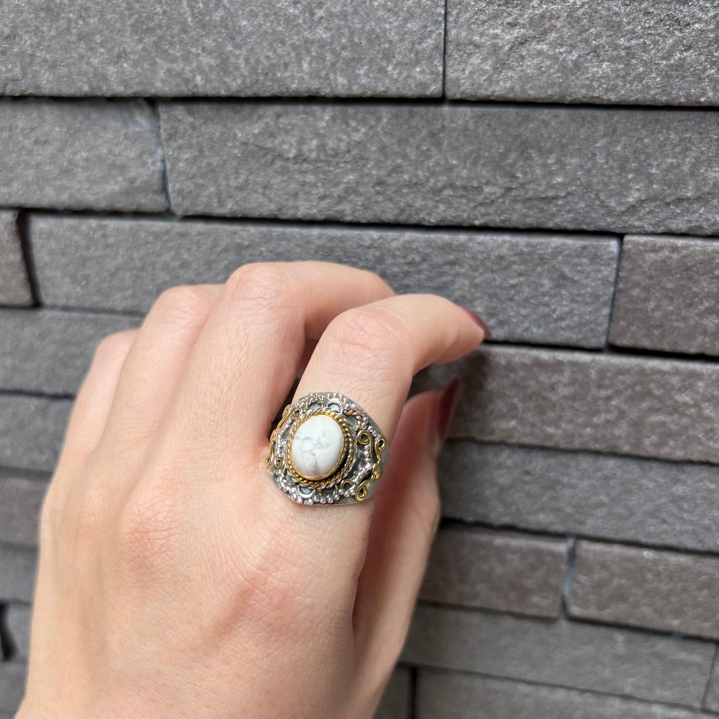 Connect ring〈 Black & White 〉