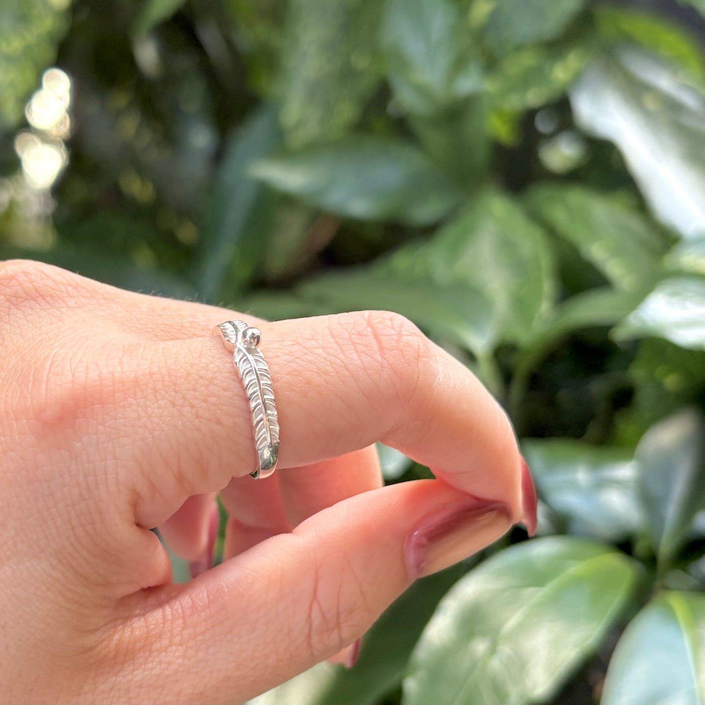 Silver925 plain ring 67