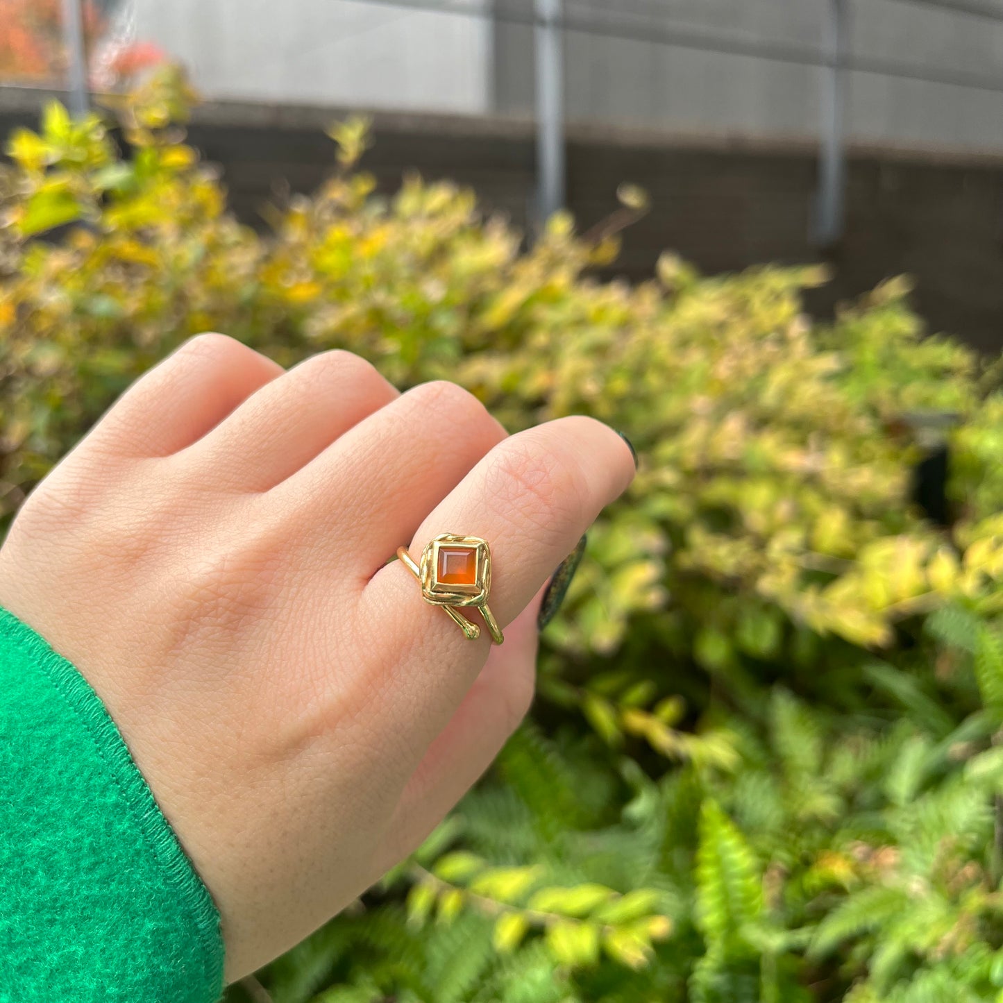 Brass design ring