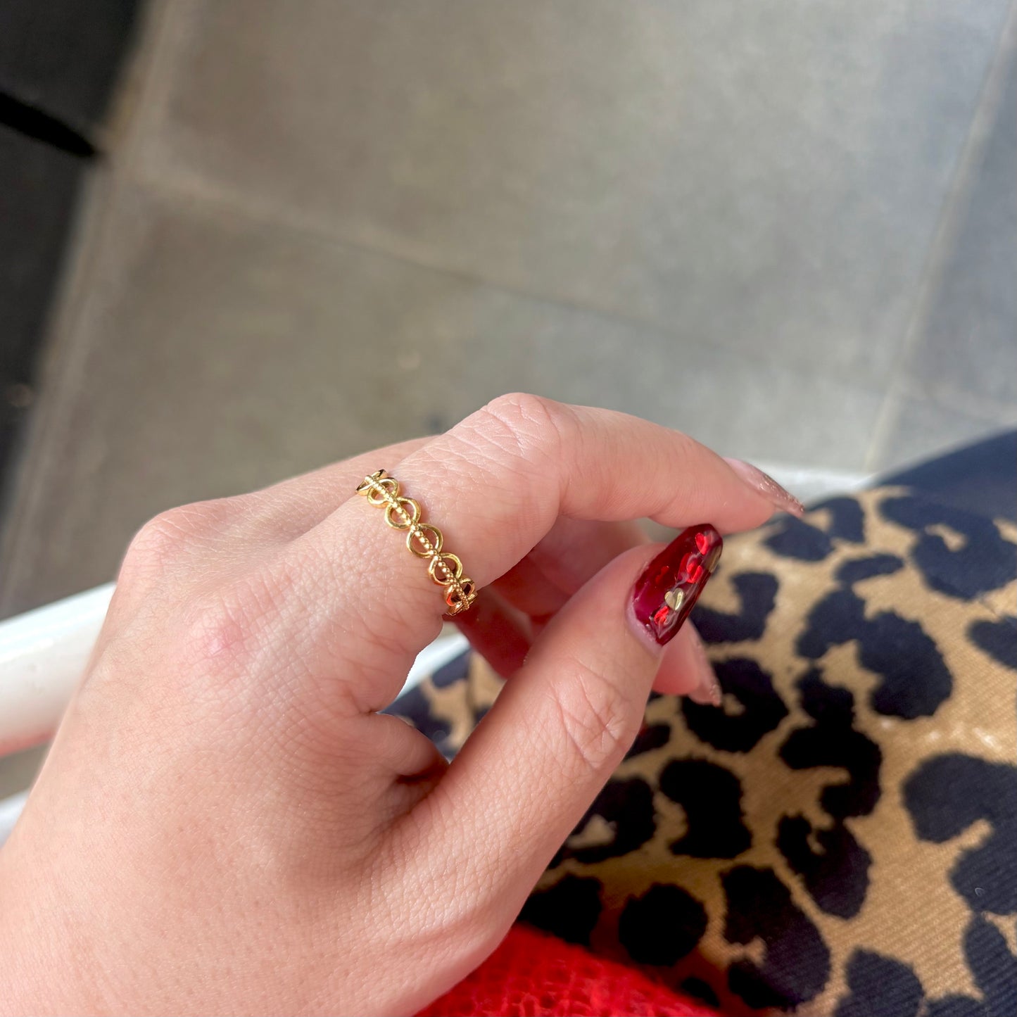 Brass plain ring 28