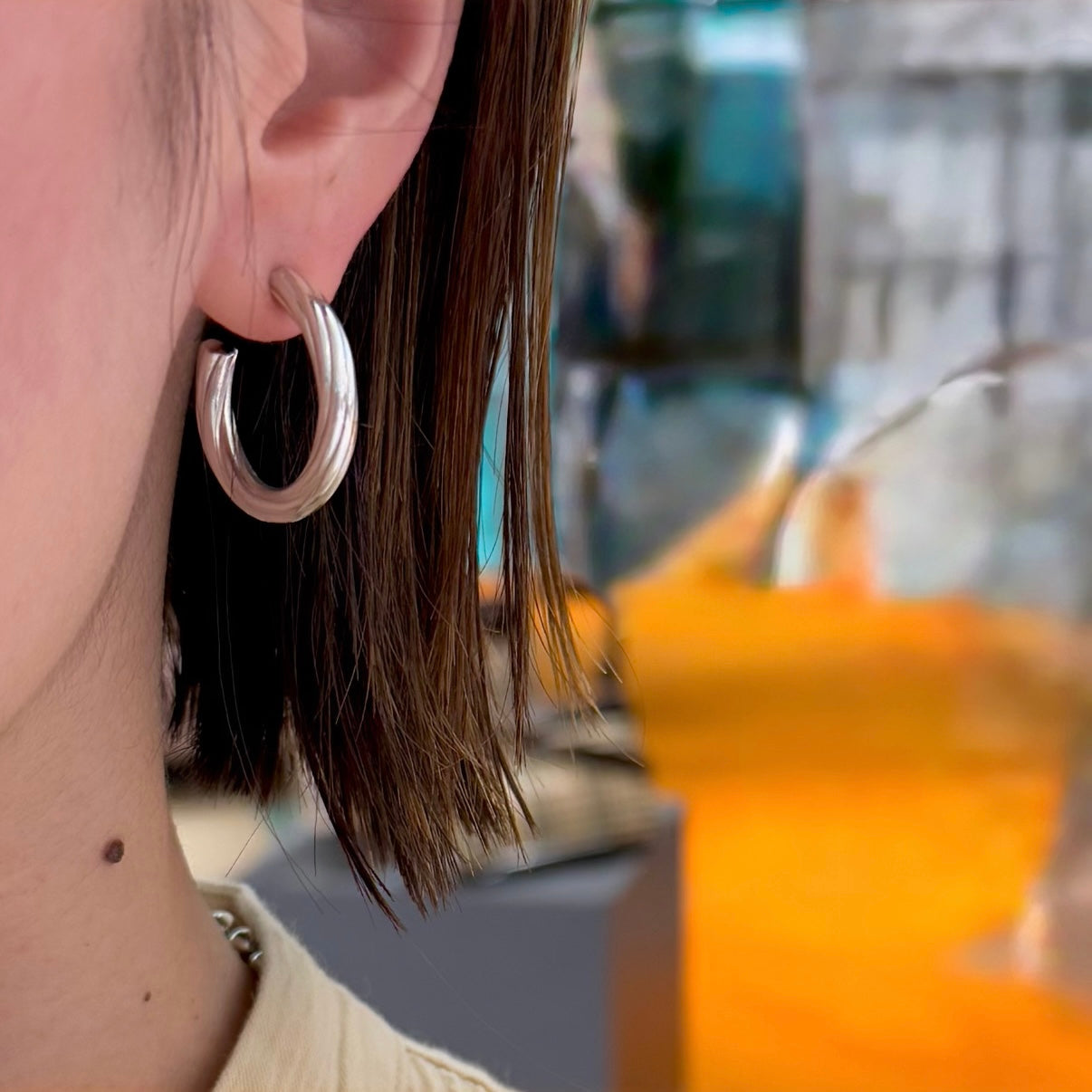 Silver925 Hoop pierce 7