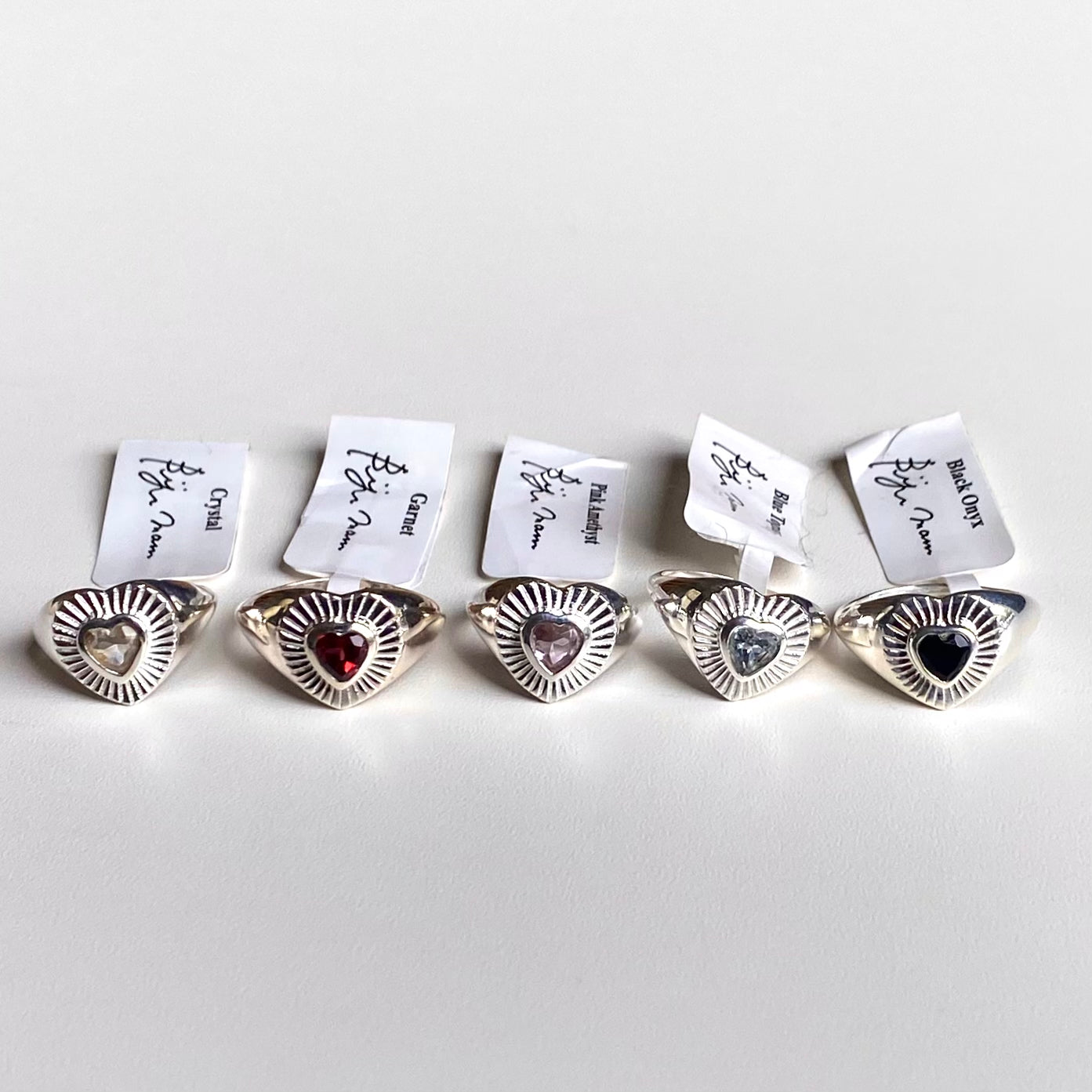 Heart design ring