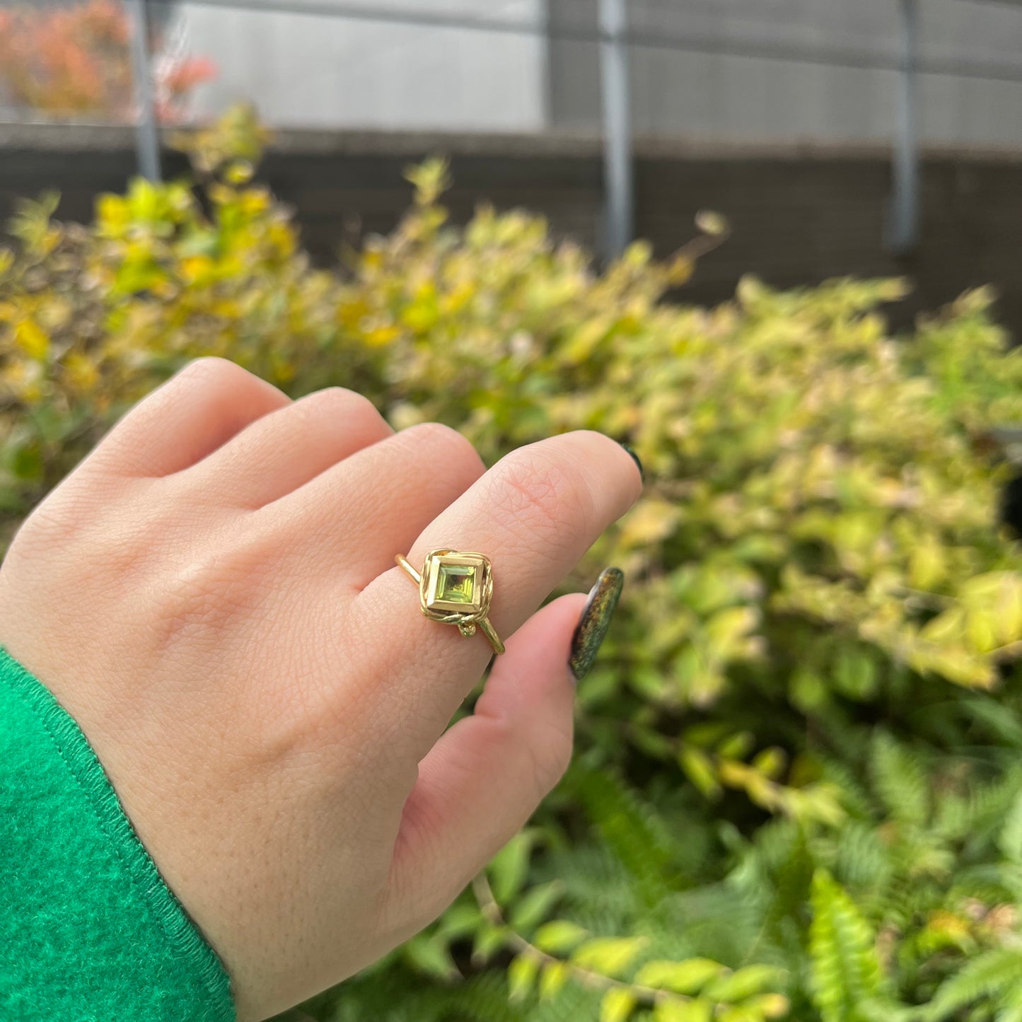 Brass design ring