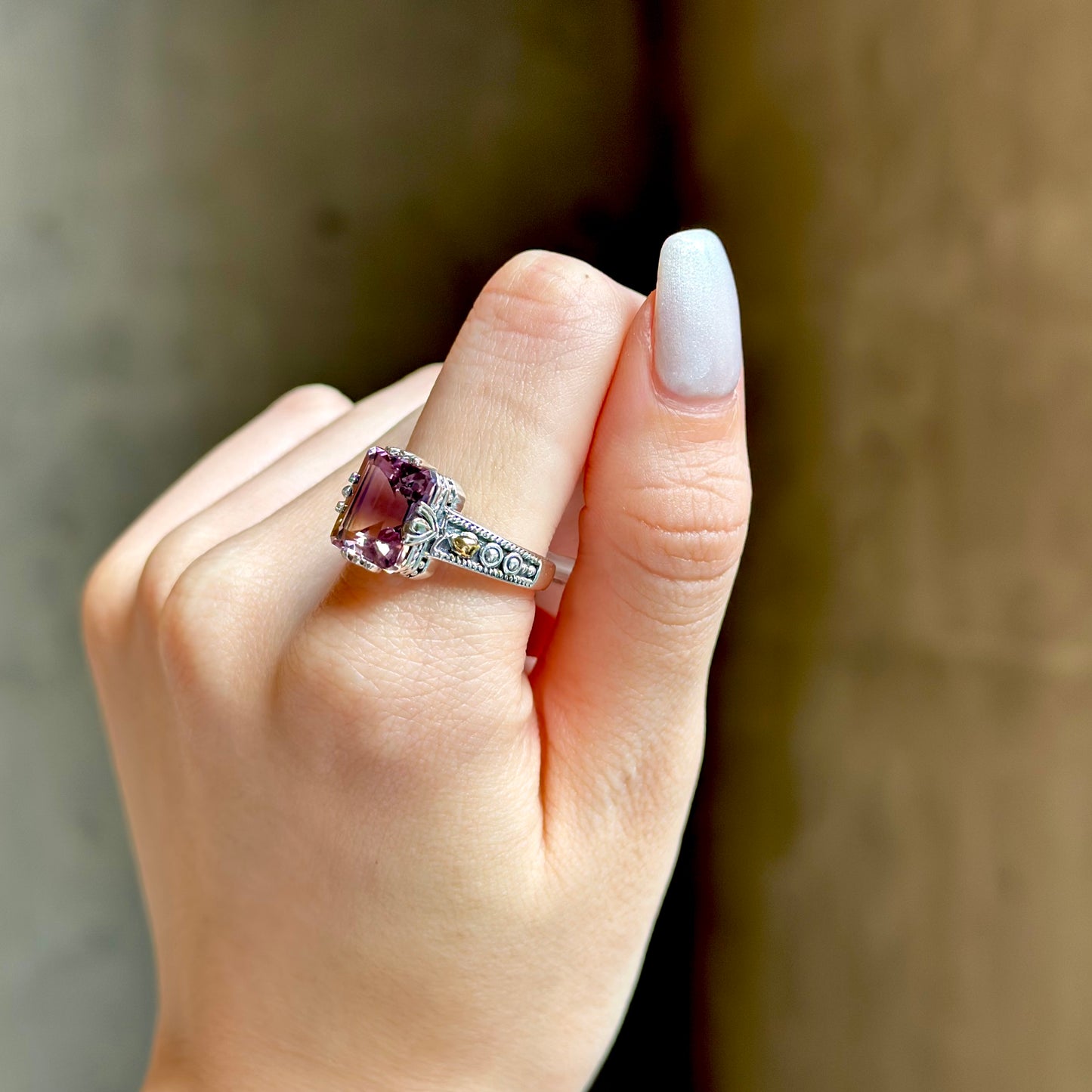 【poco】SHIBUYA limited ametrine ring 2