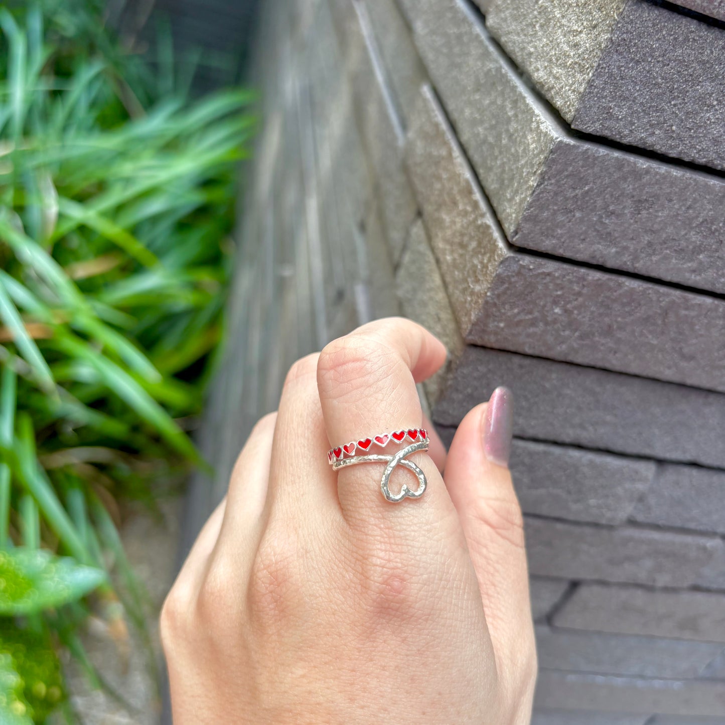 Heart plain ring 25
