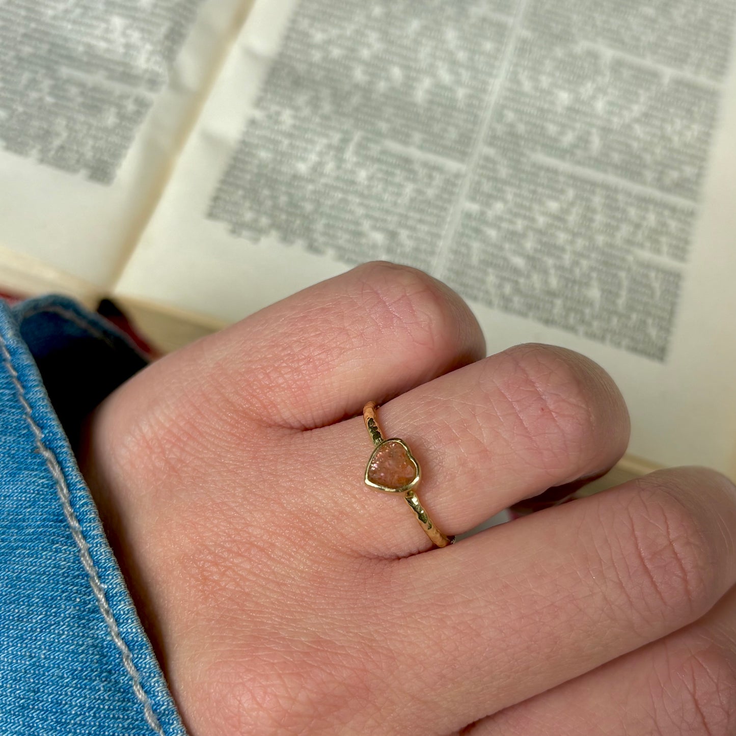 Brass Heart petit ring