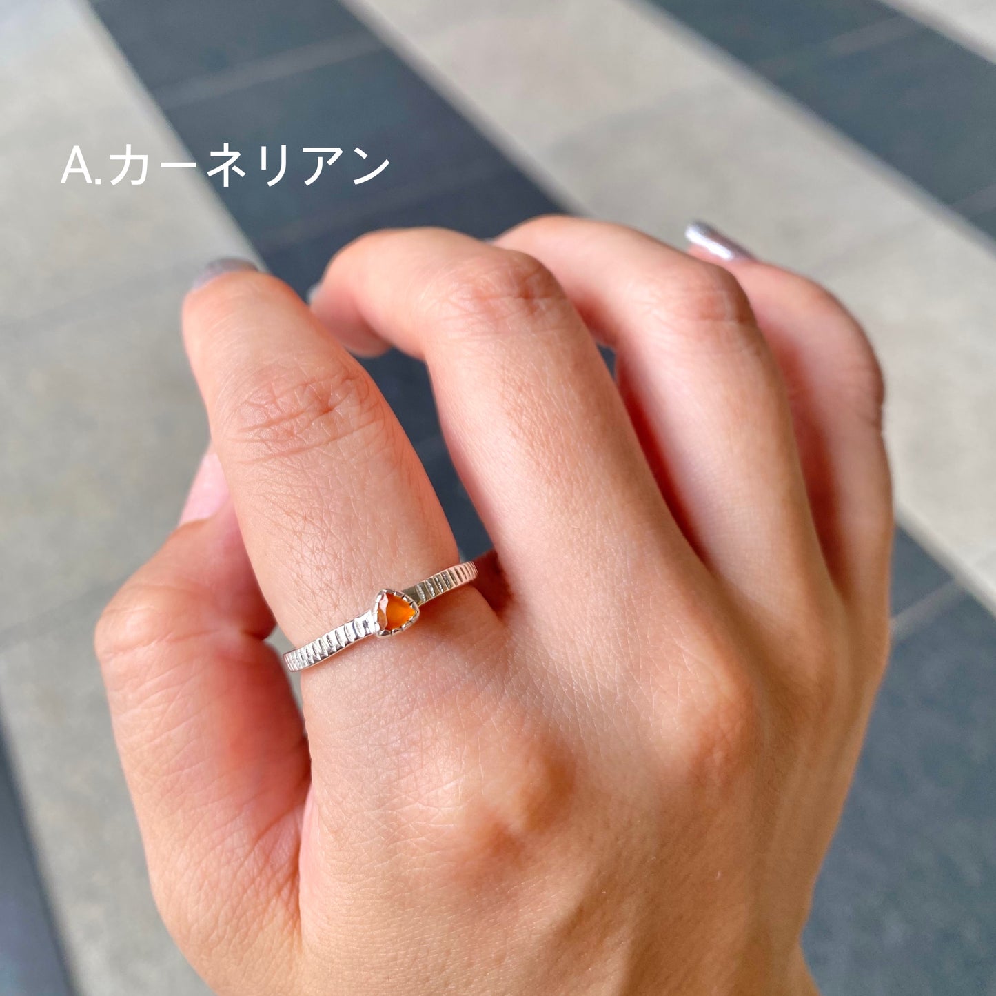 Silver925 petit ring 19