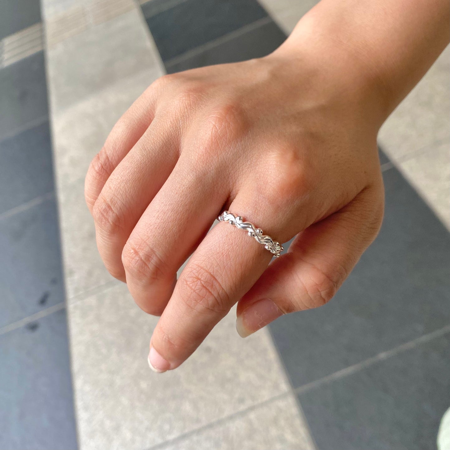 Silver925 plain ring 63