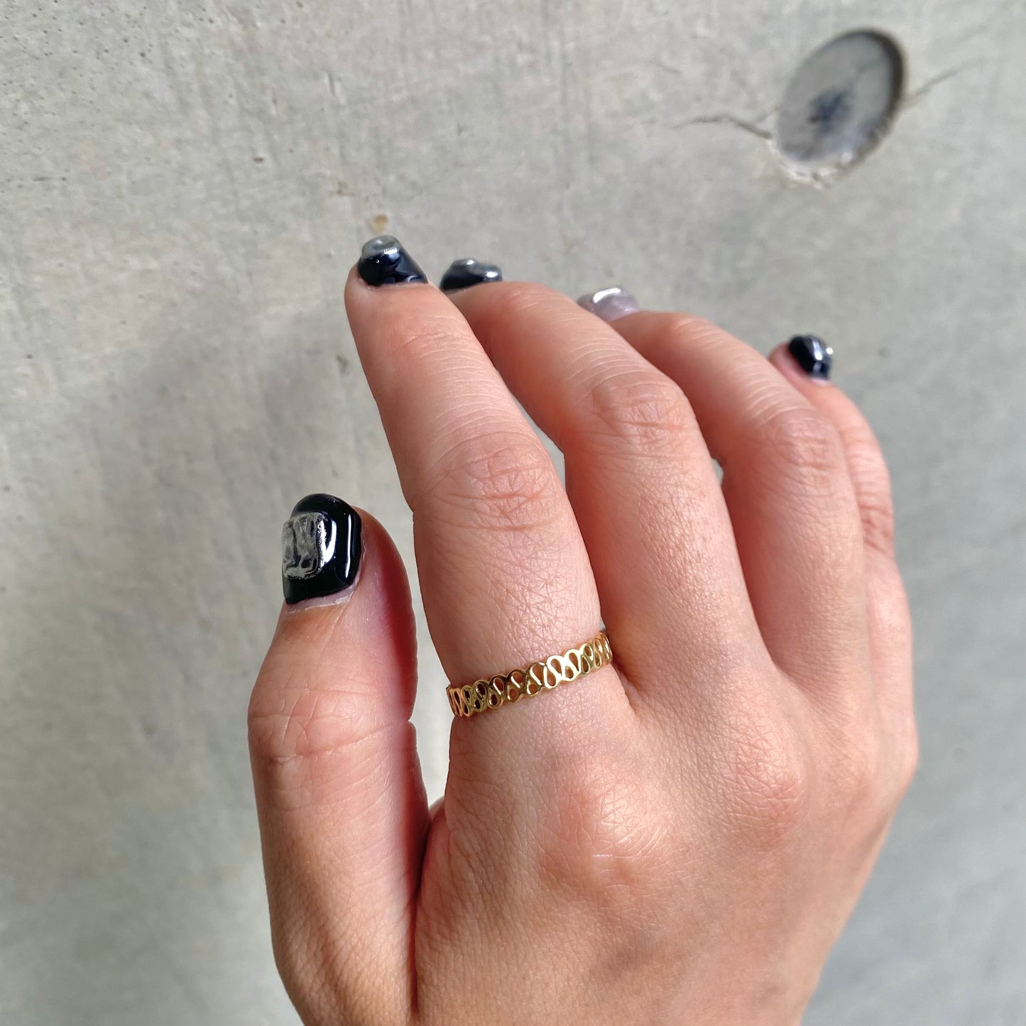 Brass plain ring 17