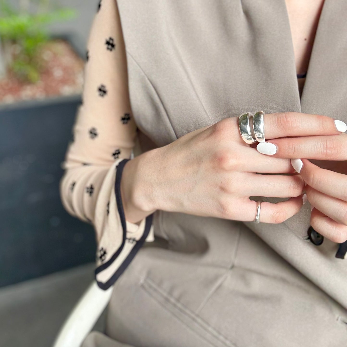 Silver925 plain ring 20
