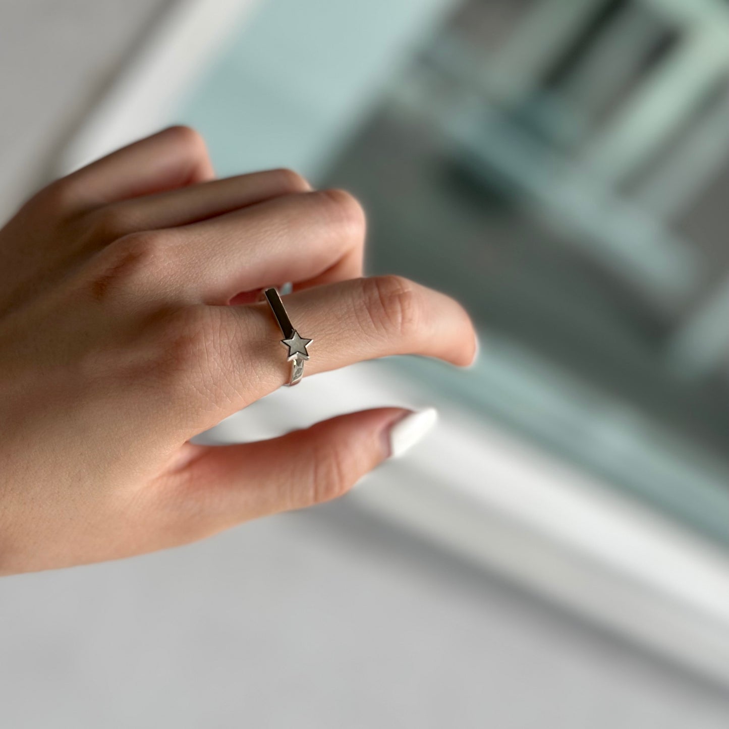 Star enamel ring 2