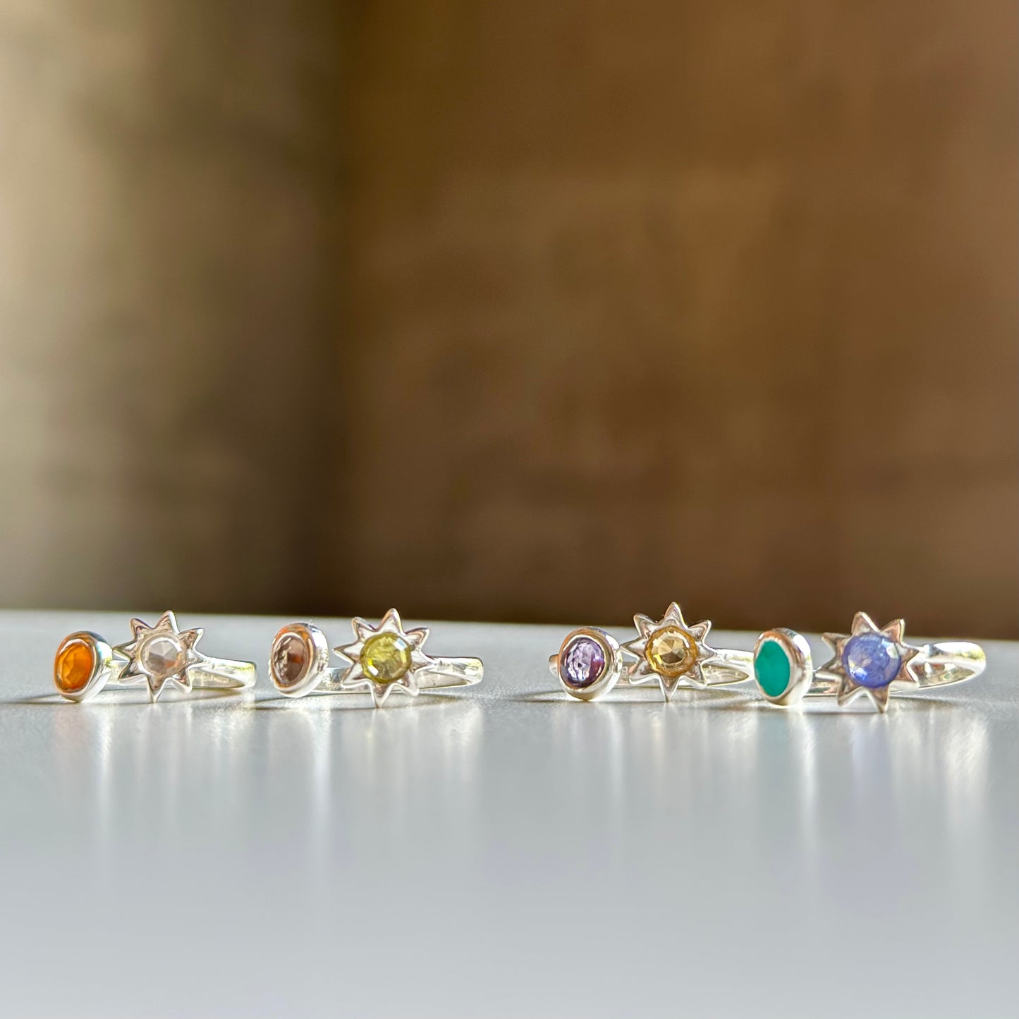 Silver925 2stone ring 5