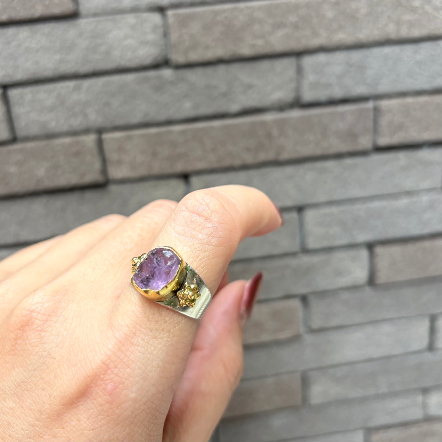 Rough cut Connect ring