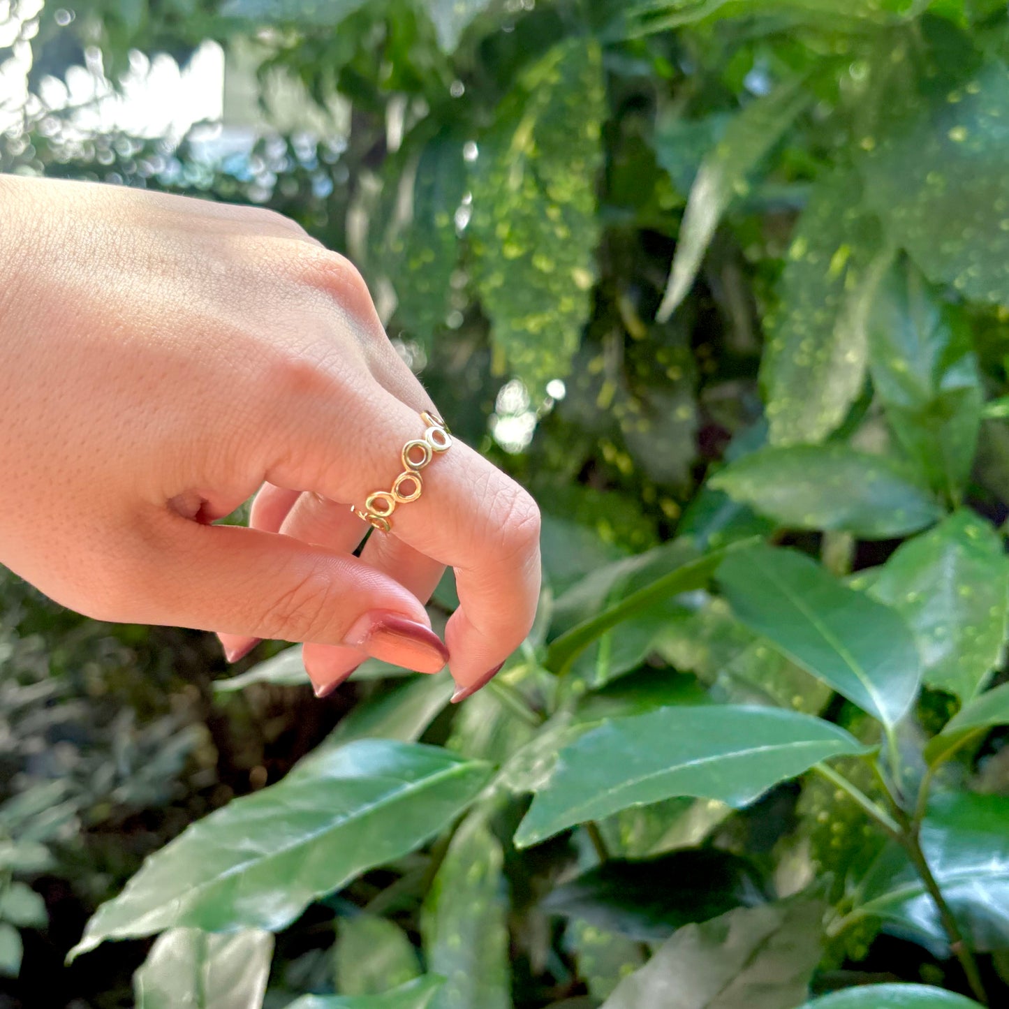 Brass plain ring 23