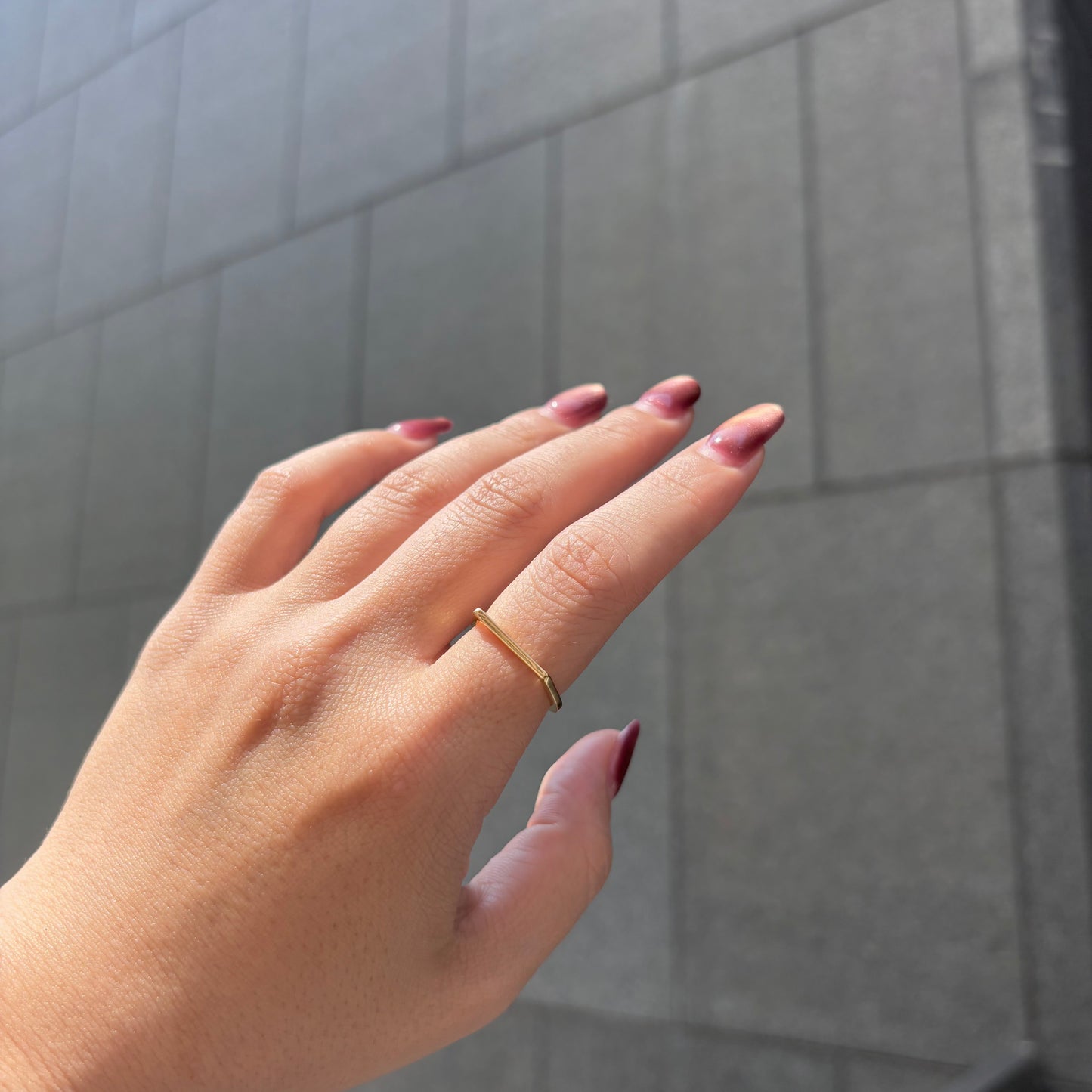 Brass plain ring 21