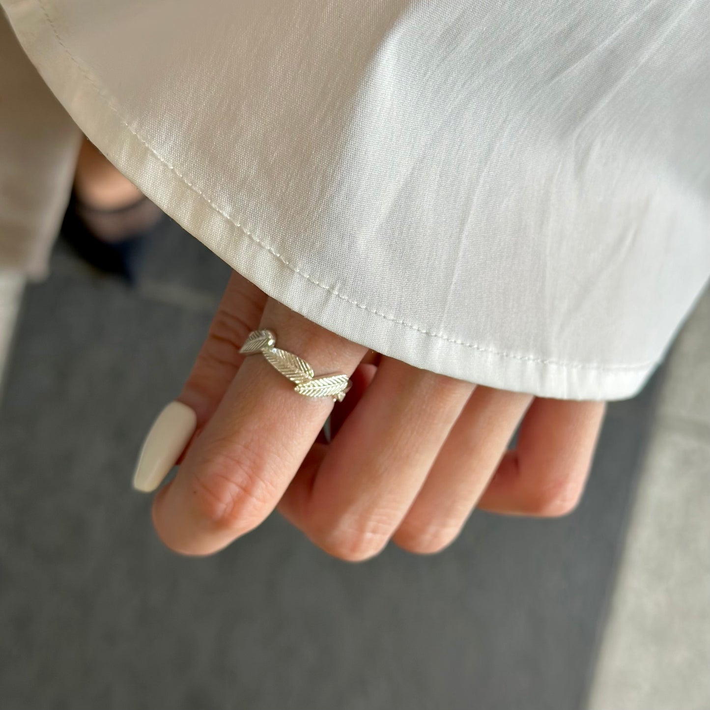 Silver925 plain ring 83