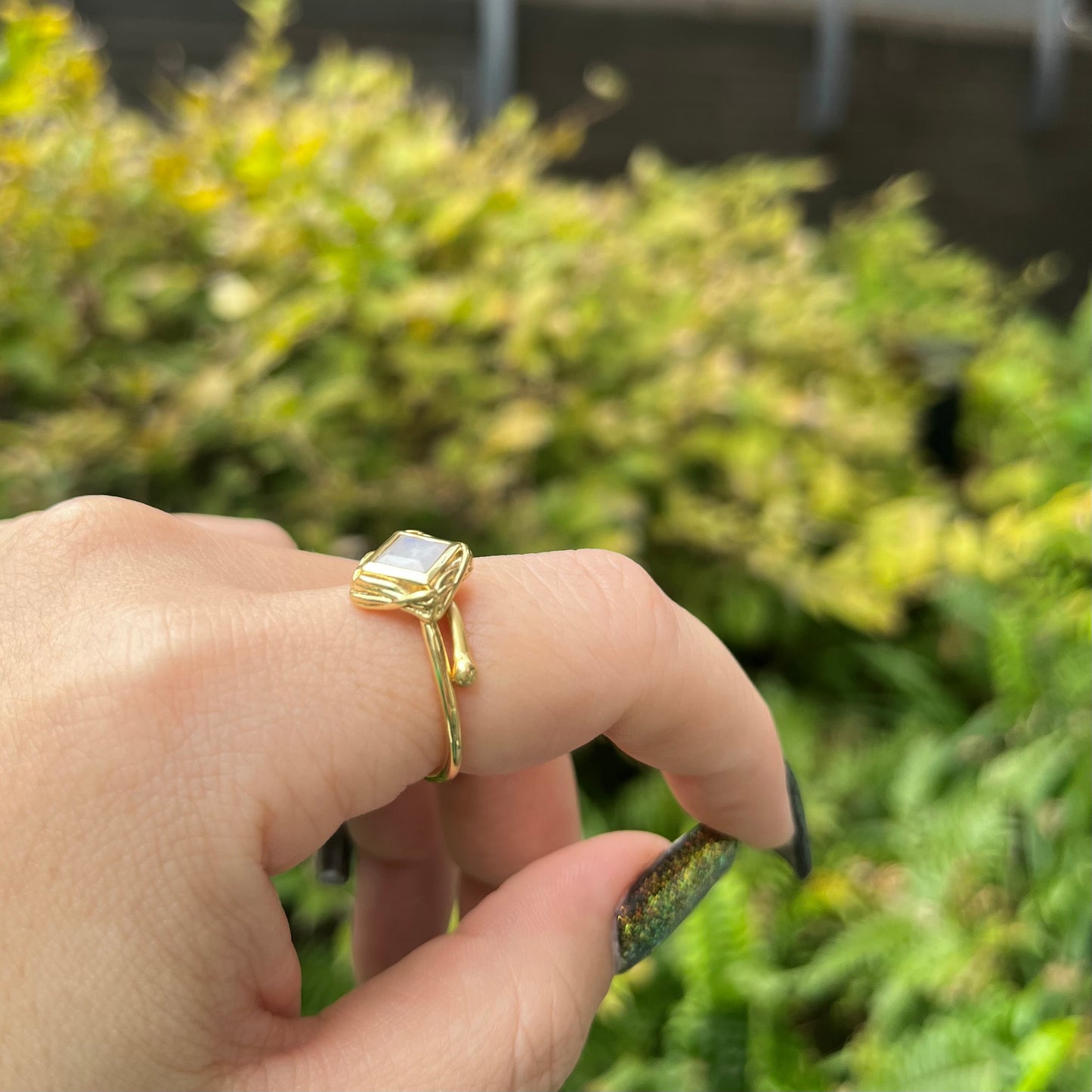 Brass design ring