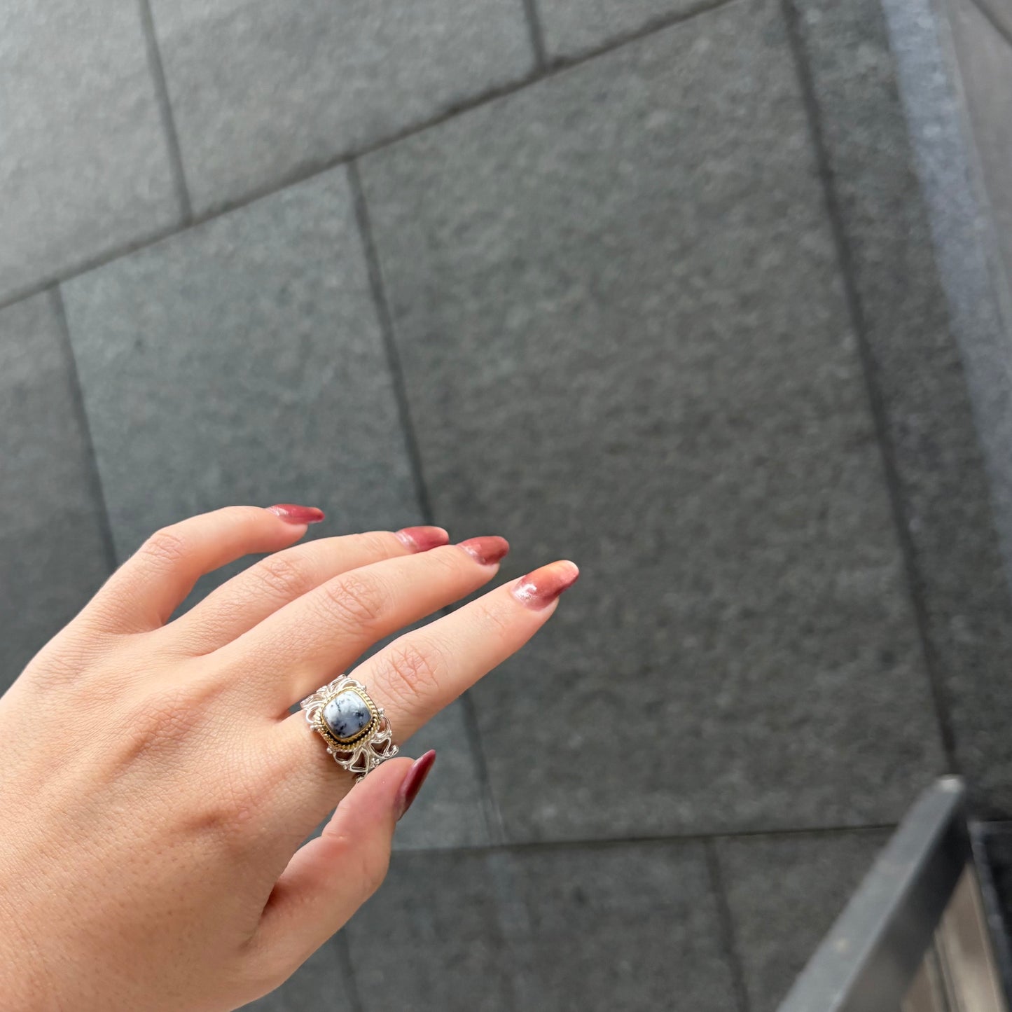 Connect ring〈 Black & White 〉