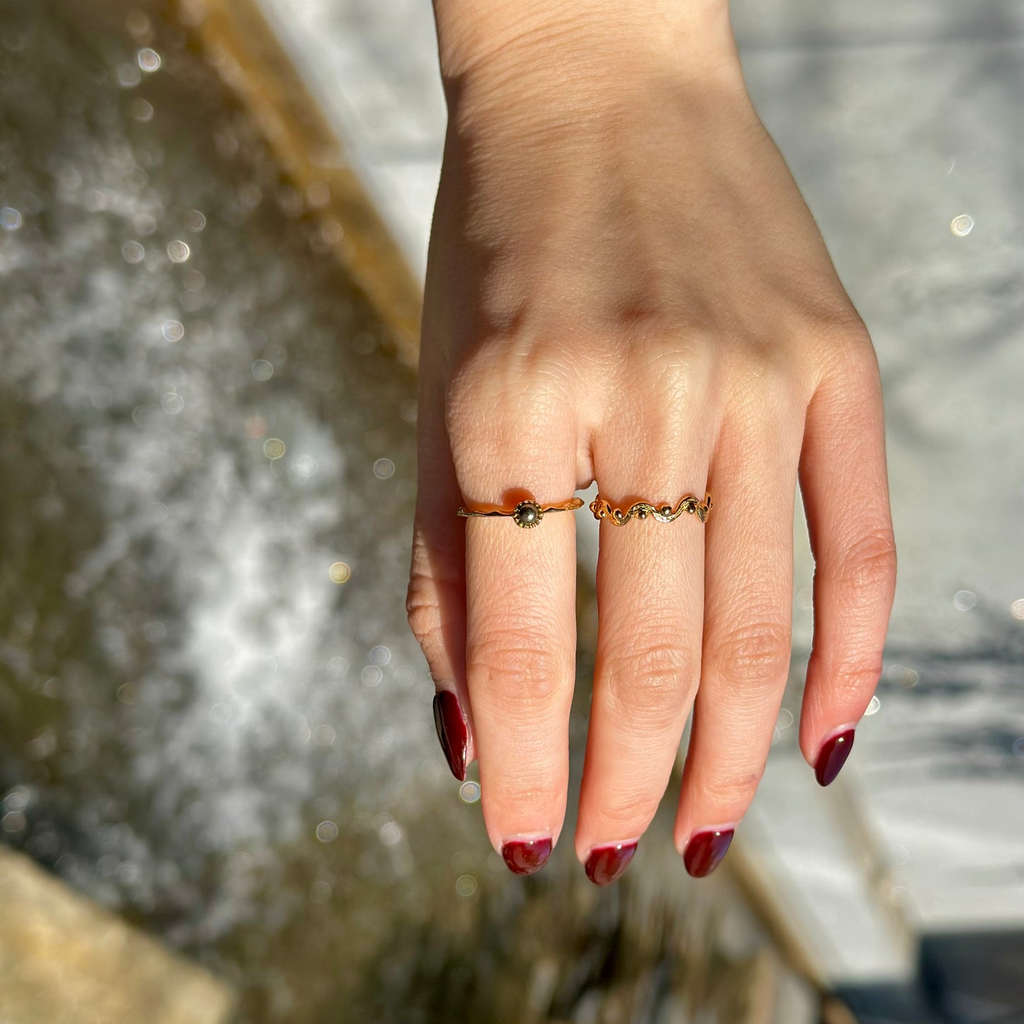 Brass petit ring 51