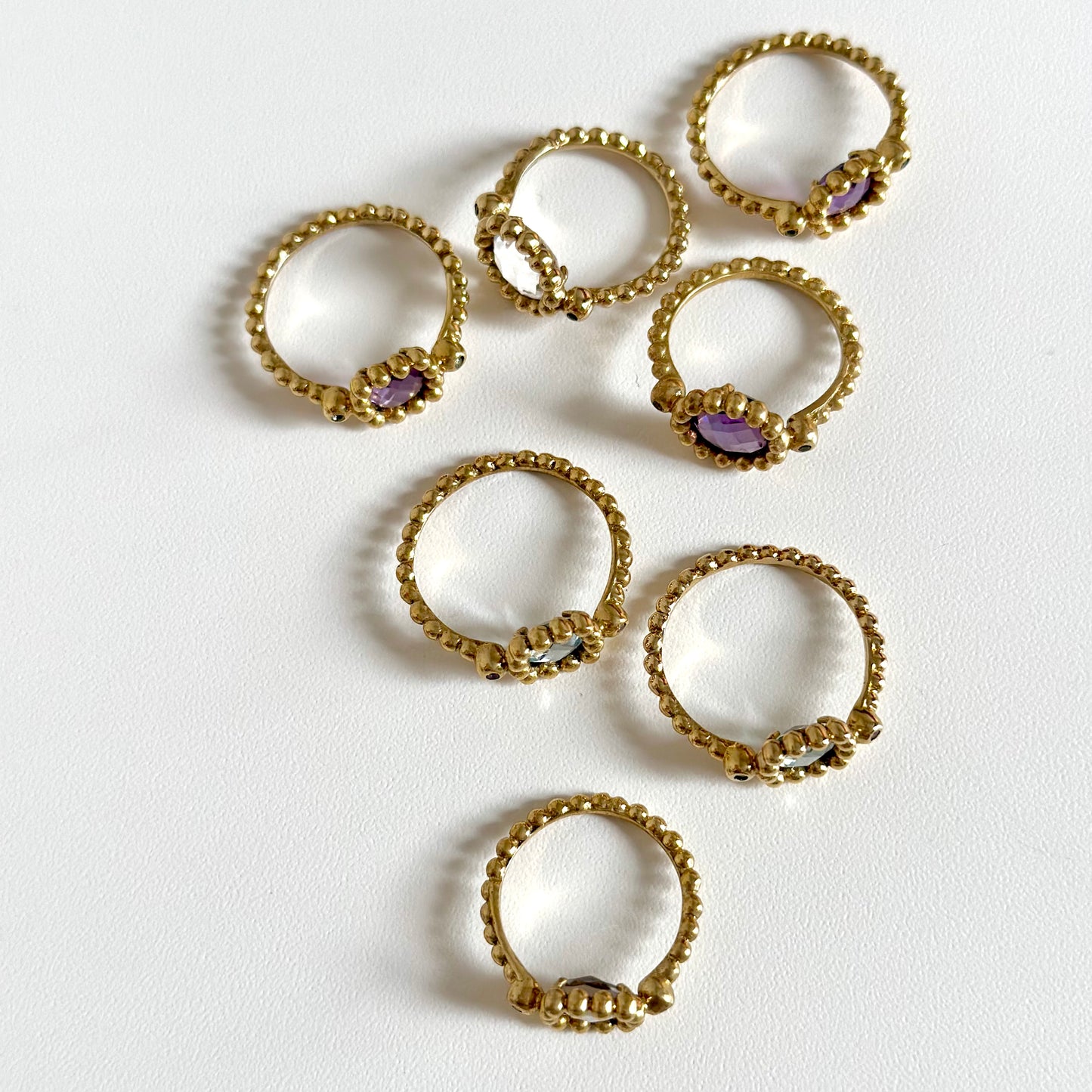 【Bijumam poco】Brass tsubu design ring