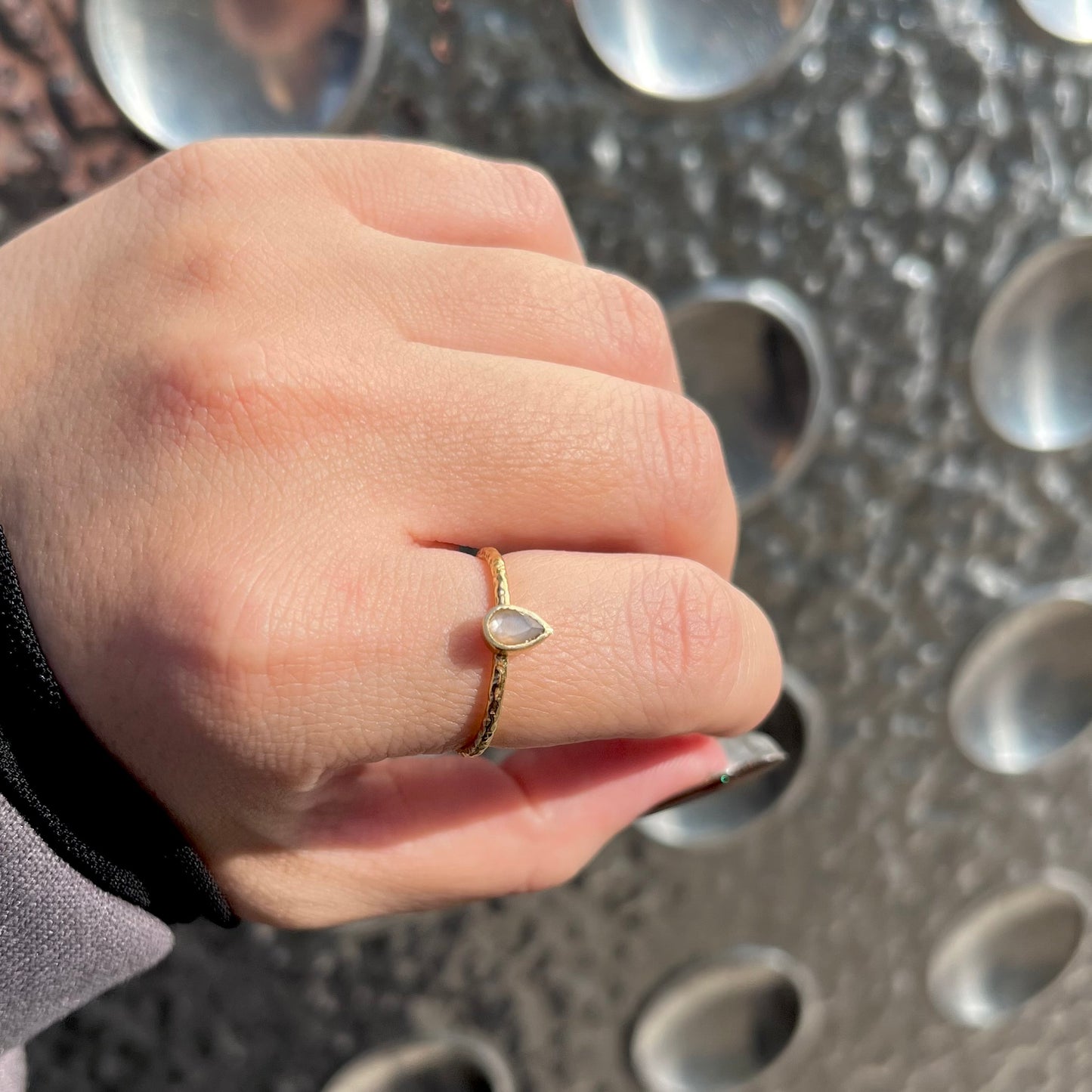Brass petit ring 42