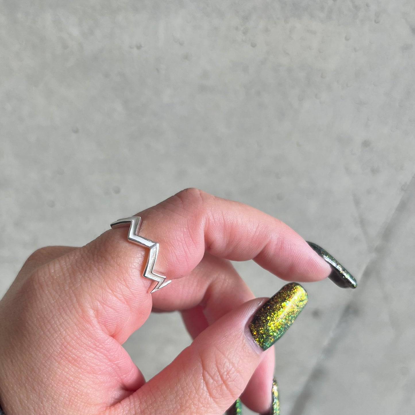 Enamel design ring