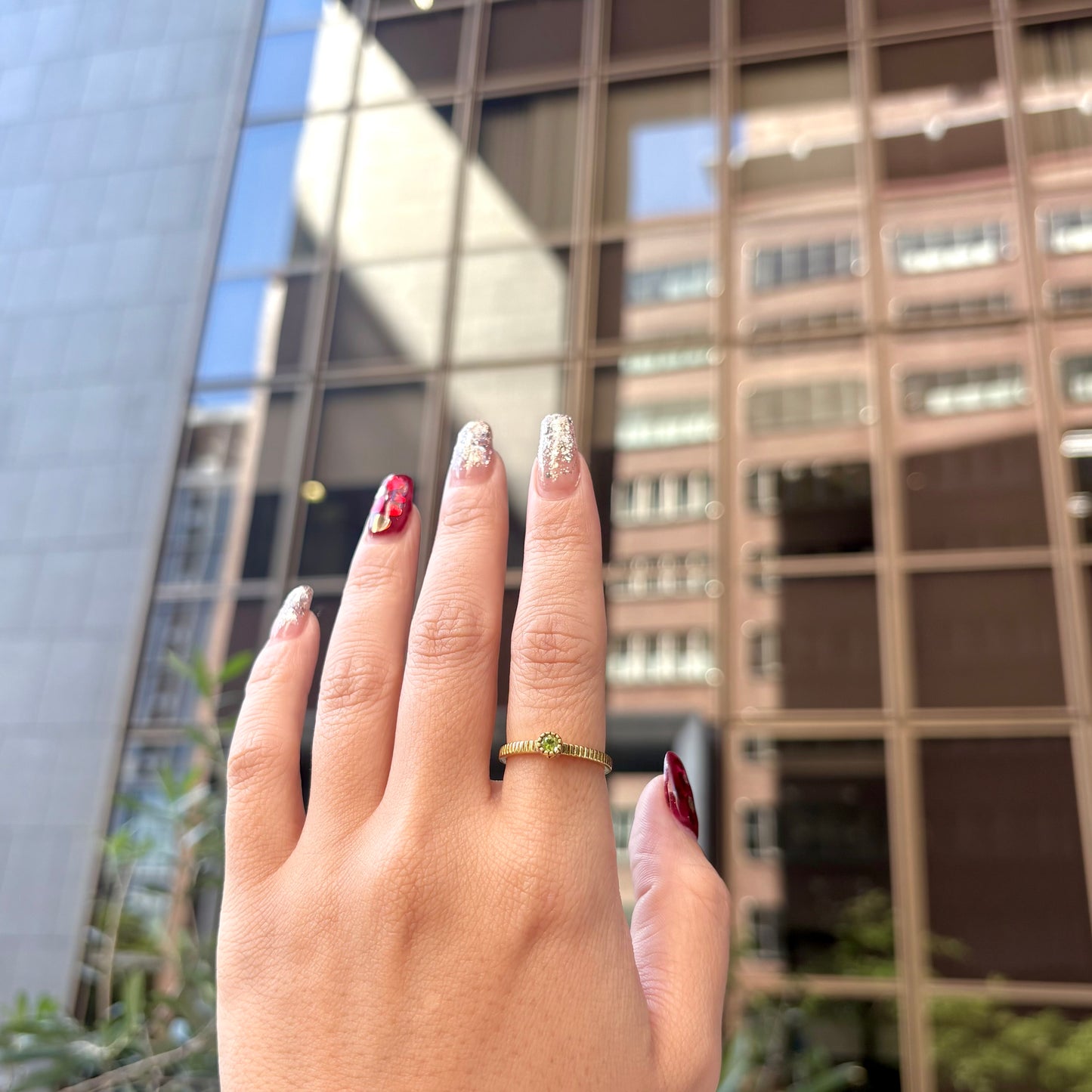Brass petit ring 13