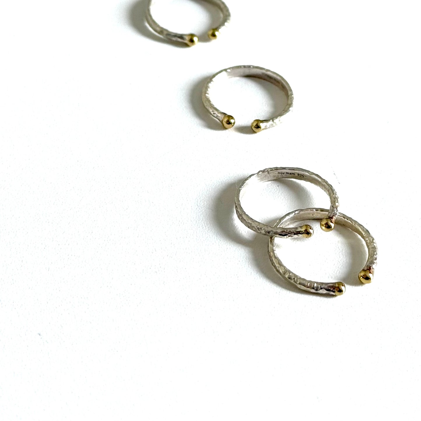 Silver925×Brass plain ring 25