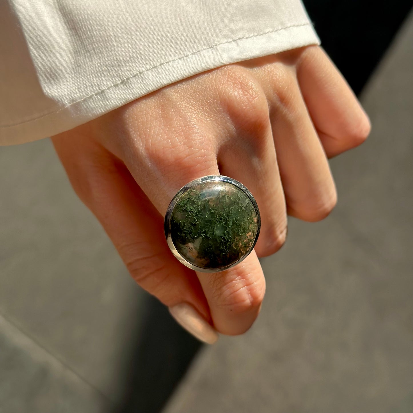 Big stone ring 5