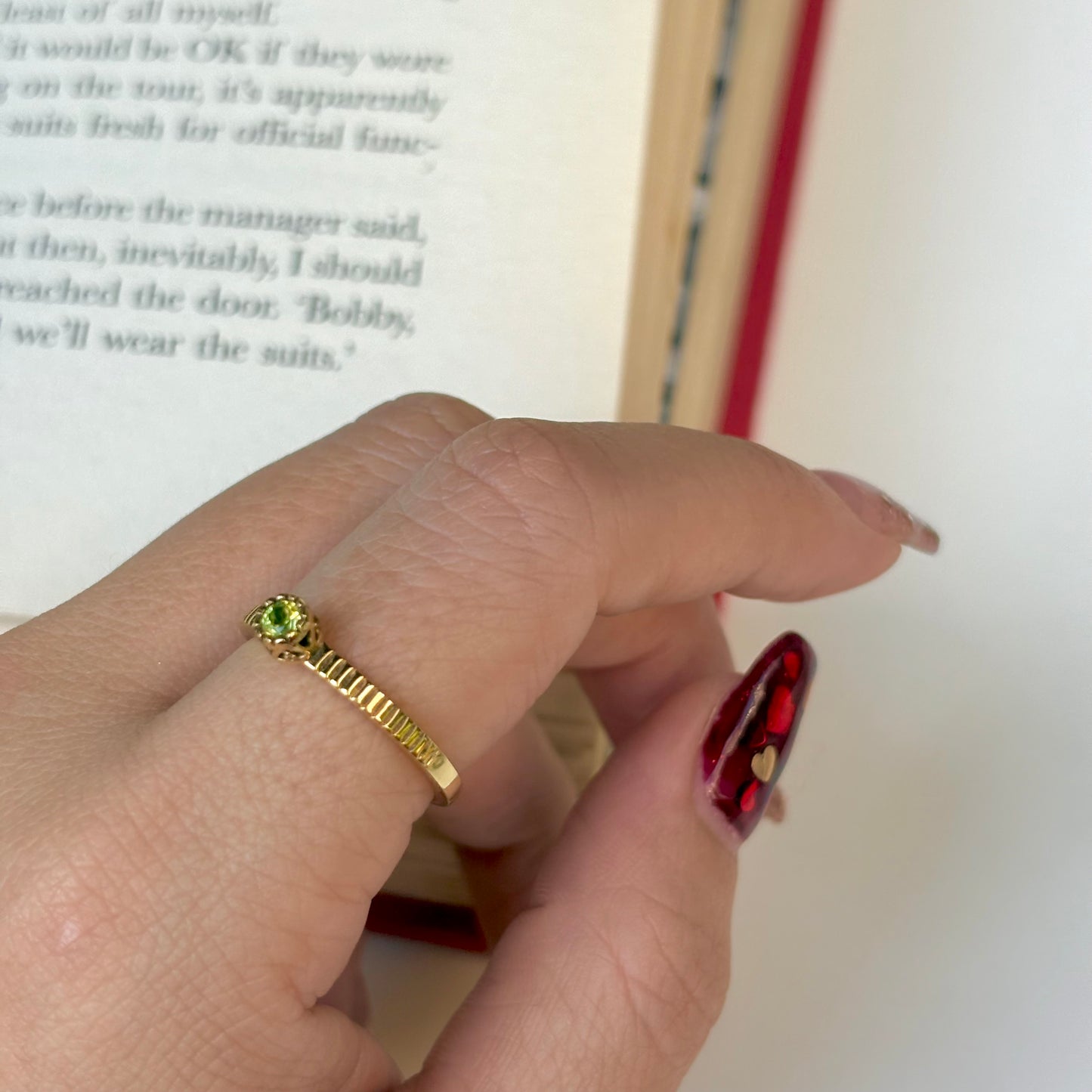 Brass petit ring 13