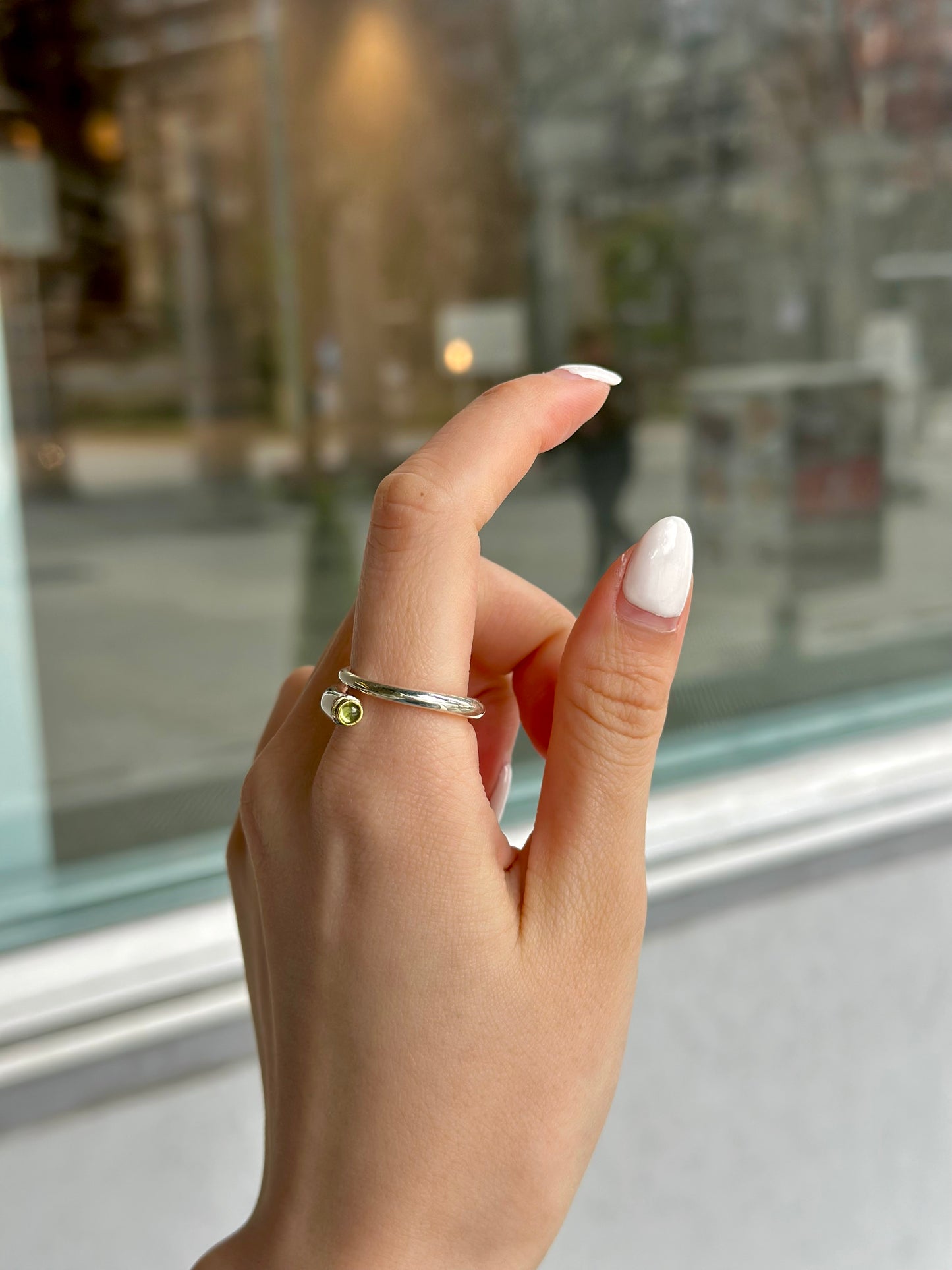 Silver925 × Brass design ring 1