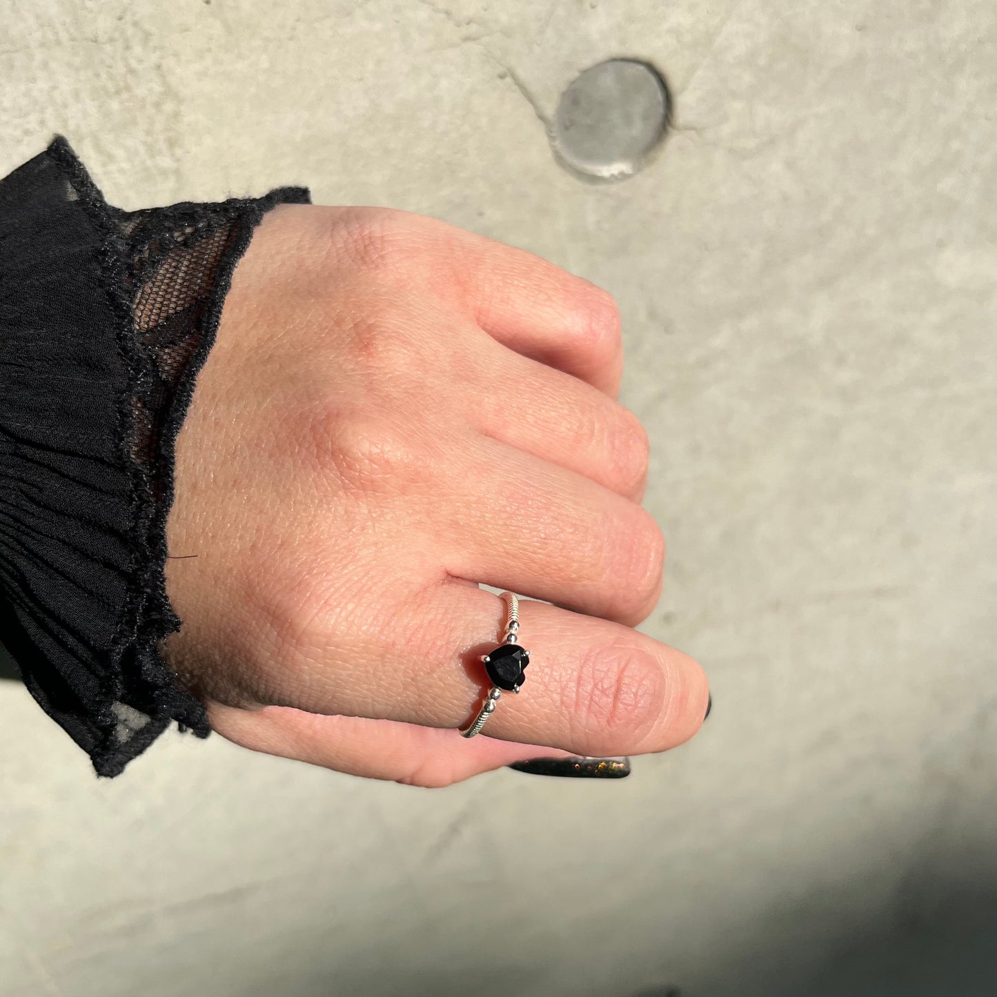 Heart design ring 10