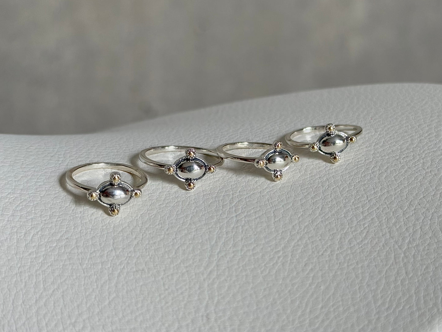 【Biju mam poco】Silver925×18k plain ring