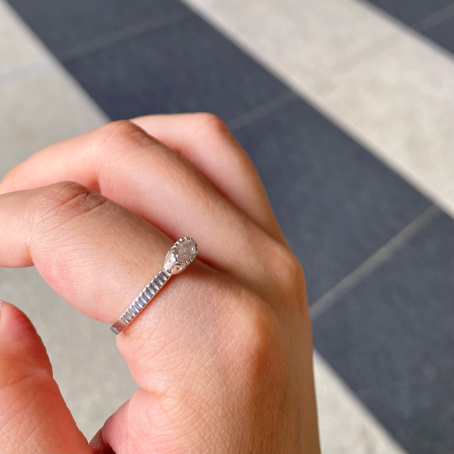 Silver925 petit ring 19