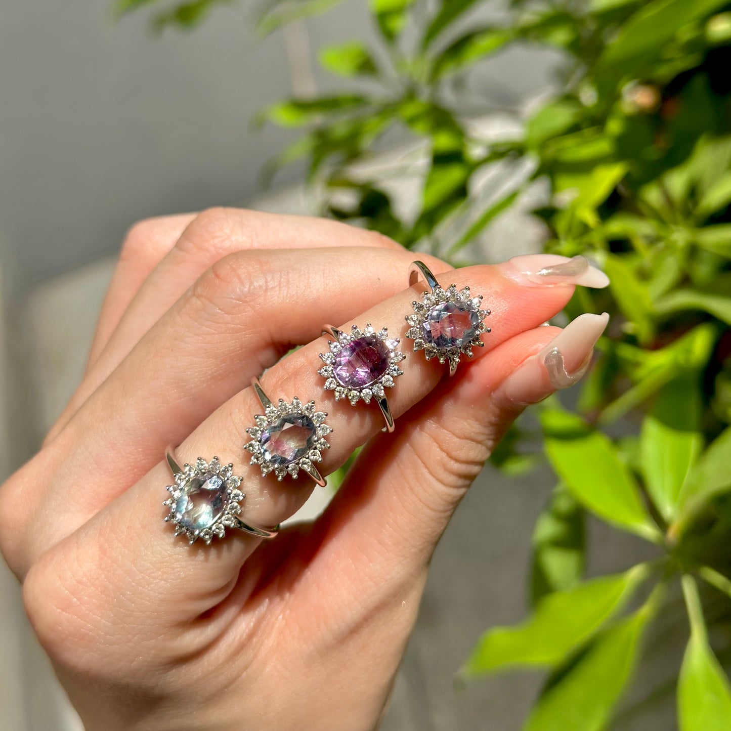 【poco】Fluorite ring