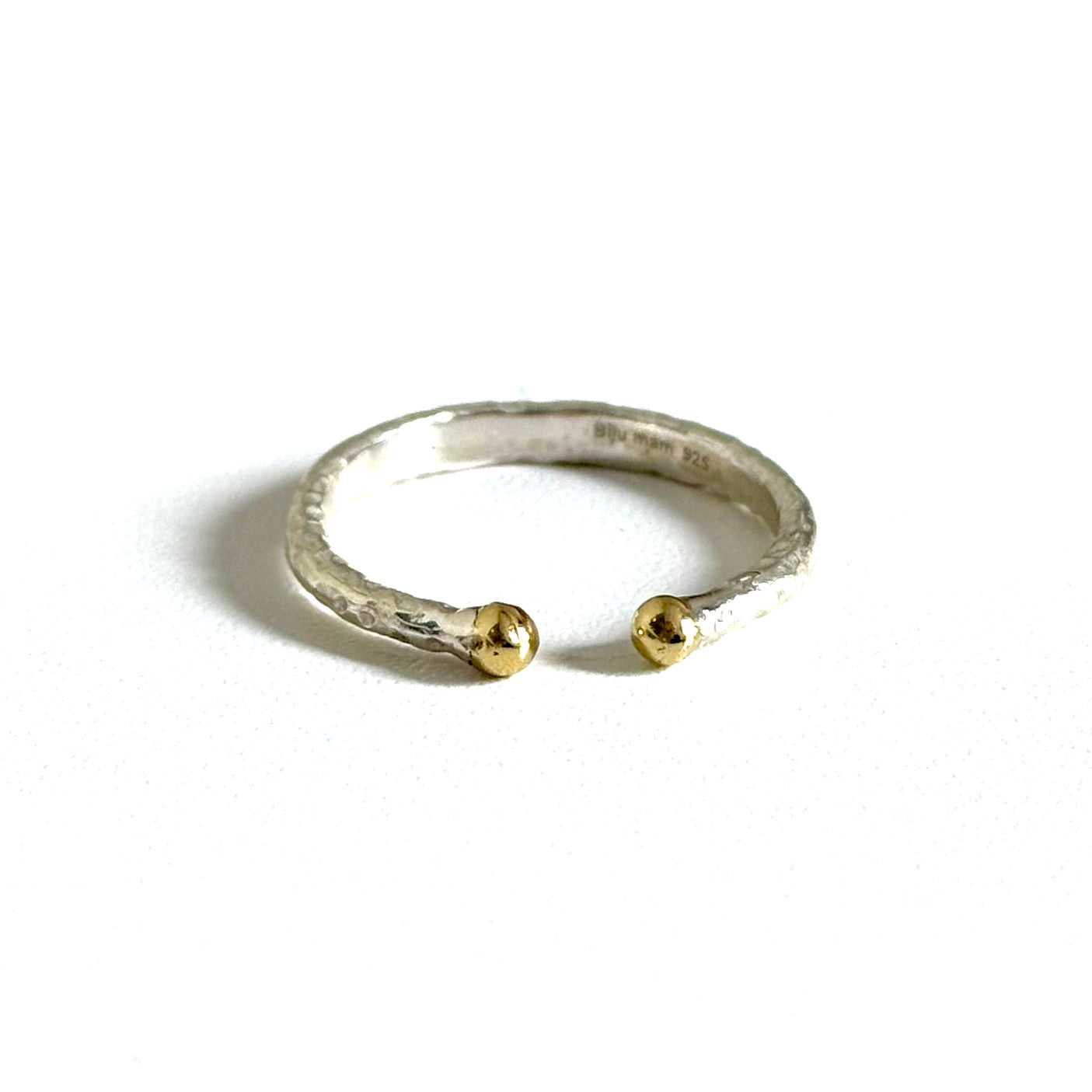 Silver925×Brass plain ring 25