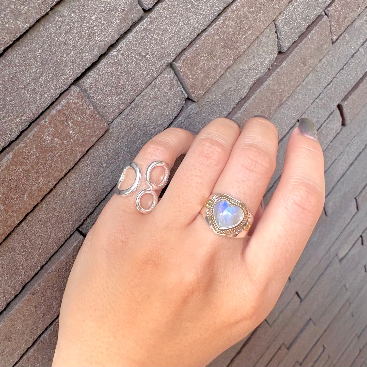 Silver925 plain ring 87