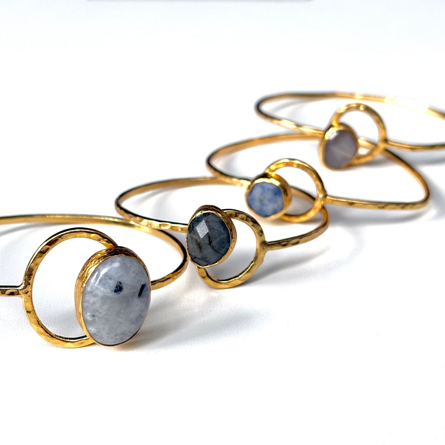 Brass 1stone bangle 2