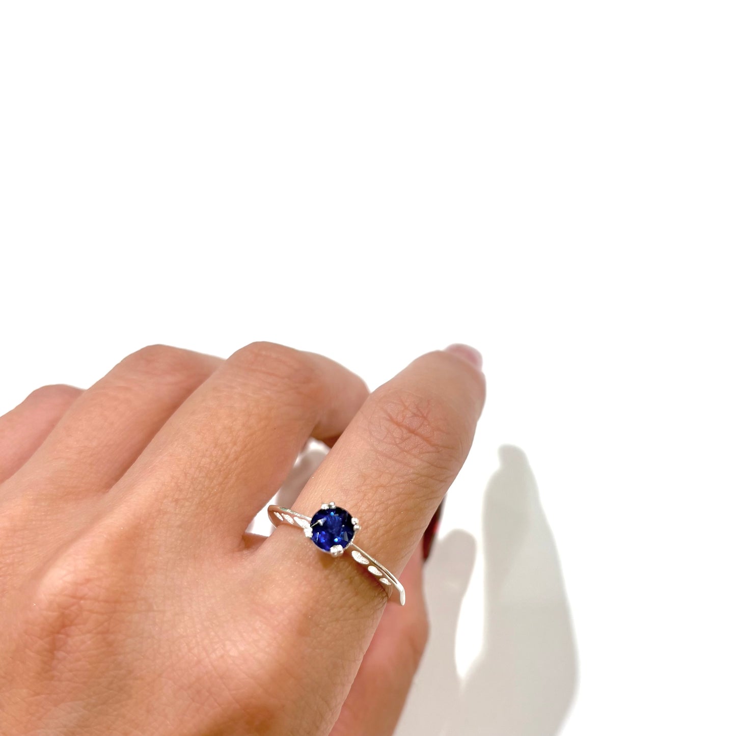 Heart design ring 〈Kyanite〉