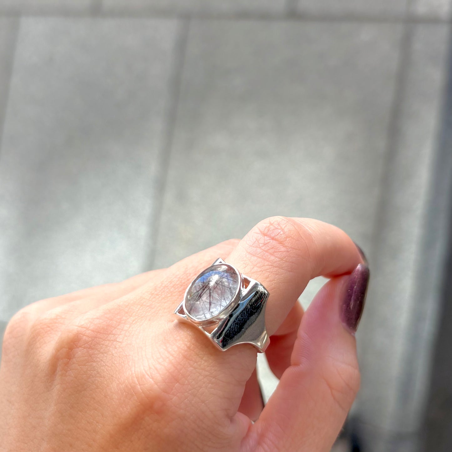 Silver925 design ring 77