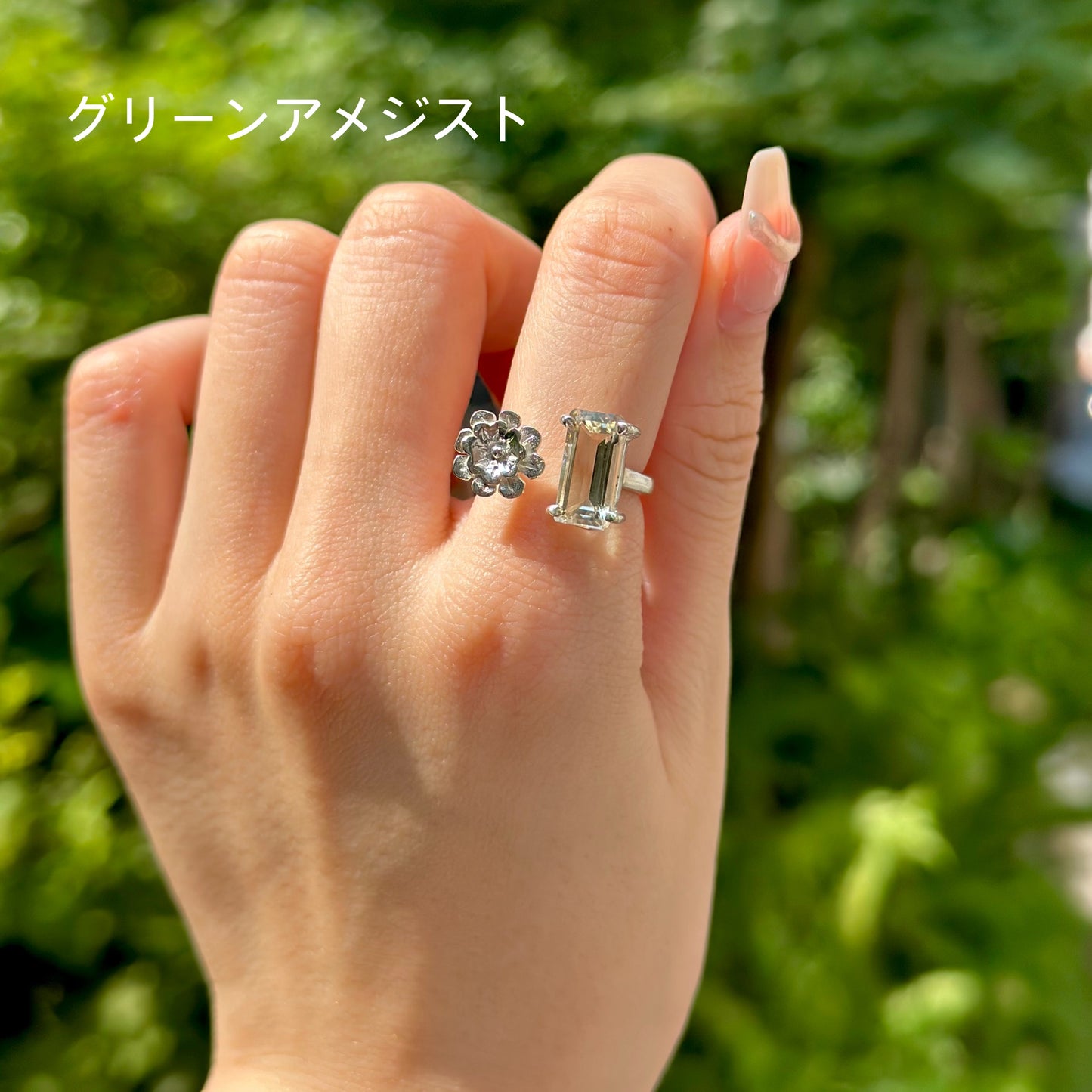 Flower design ring 5