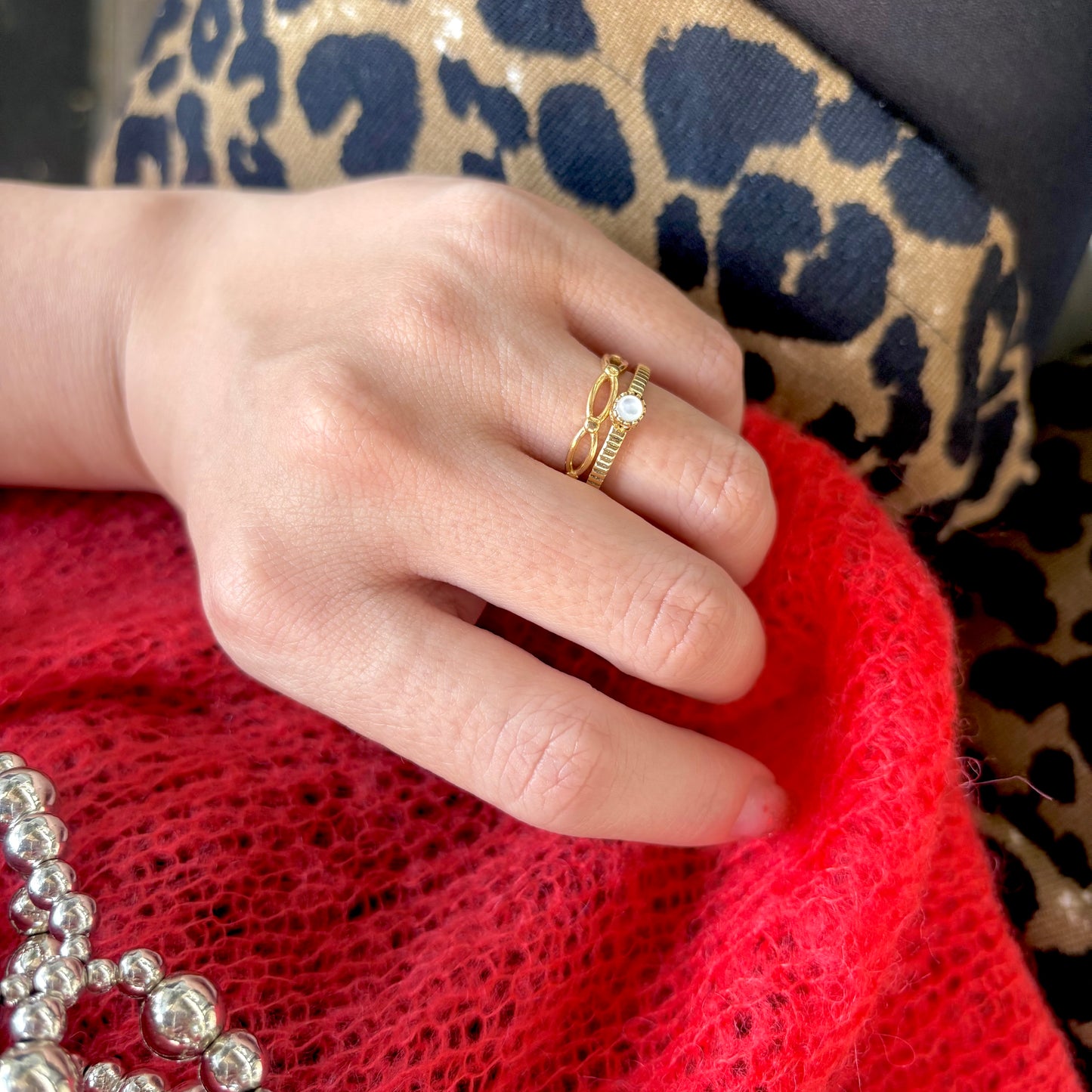 Brass petit ring 13