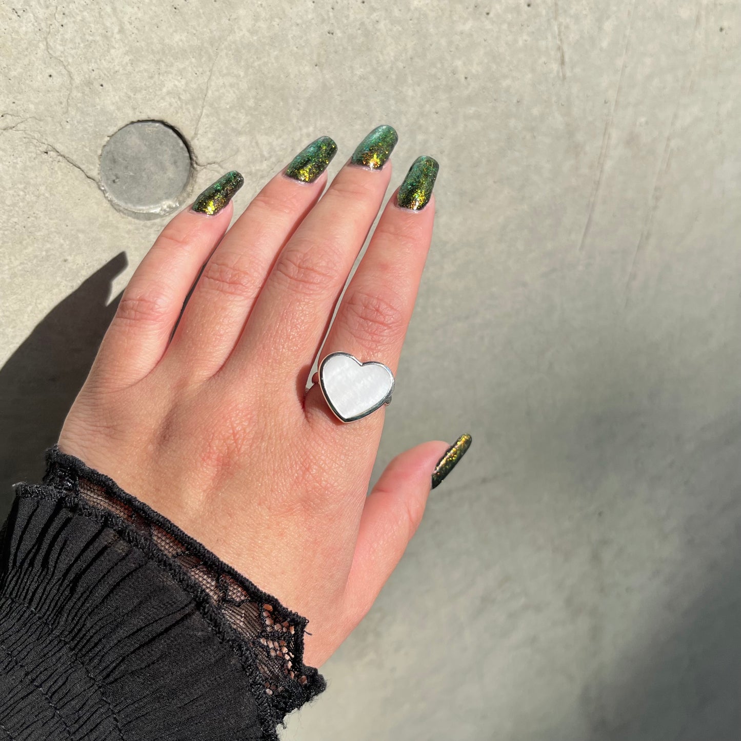 Heart design ring 11
