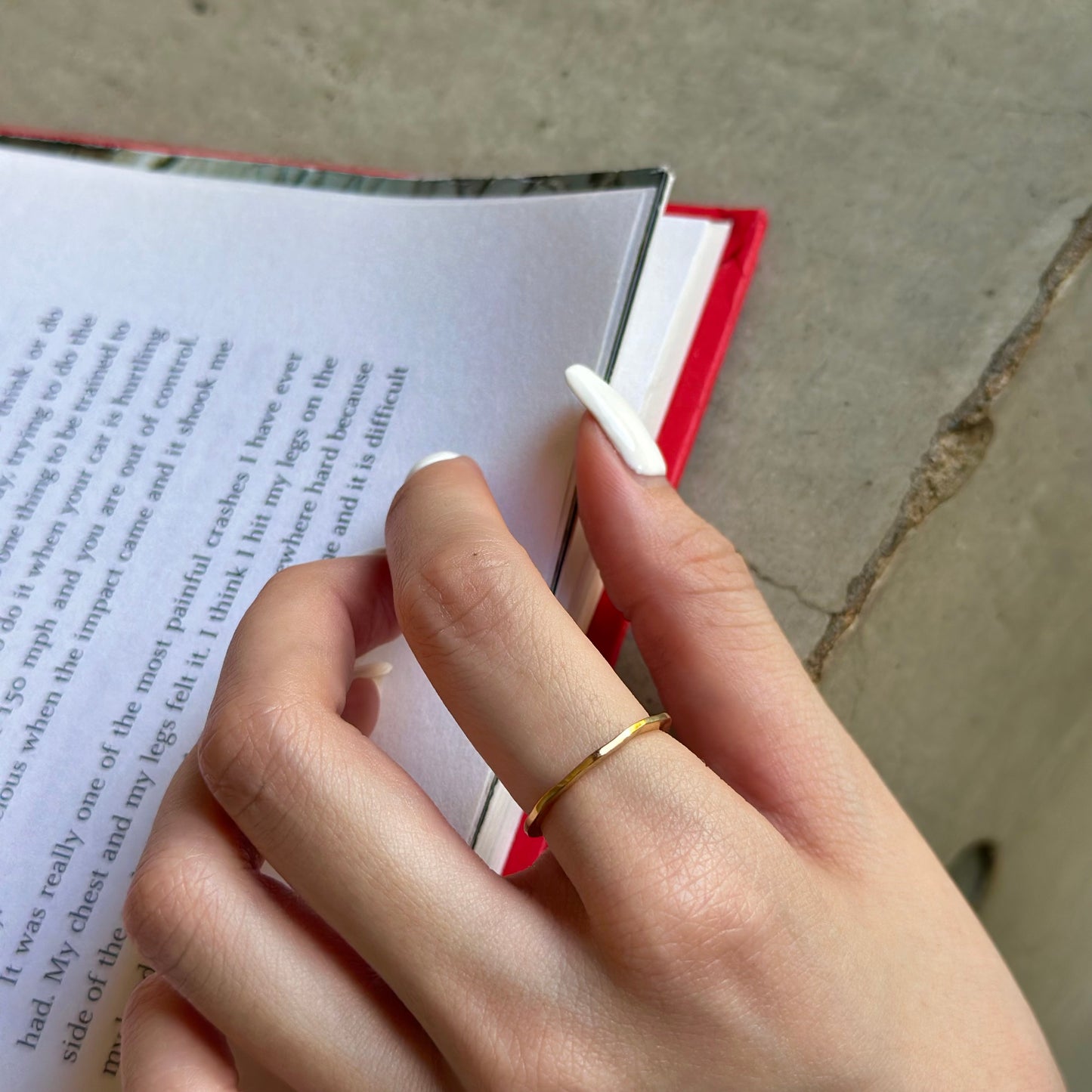 Brass plain ring 8