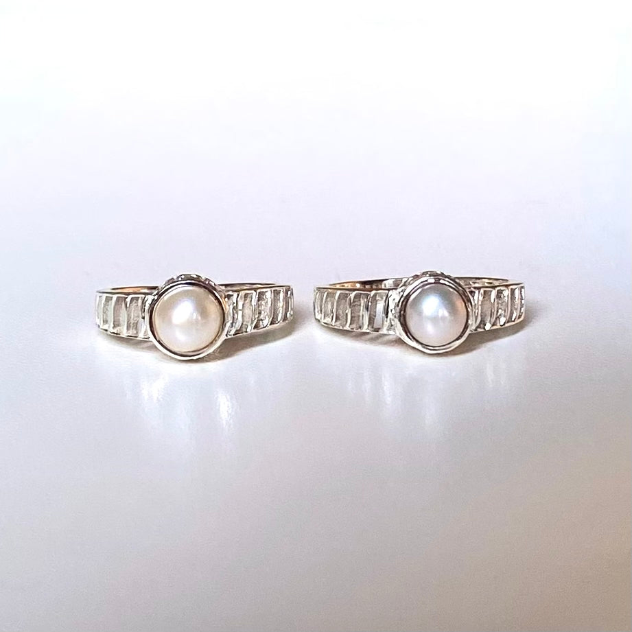 Silver925 Pearl design ring 9
