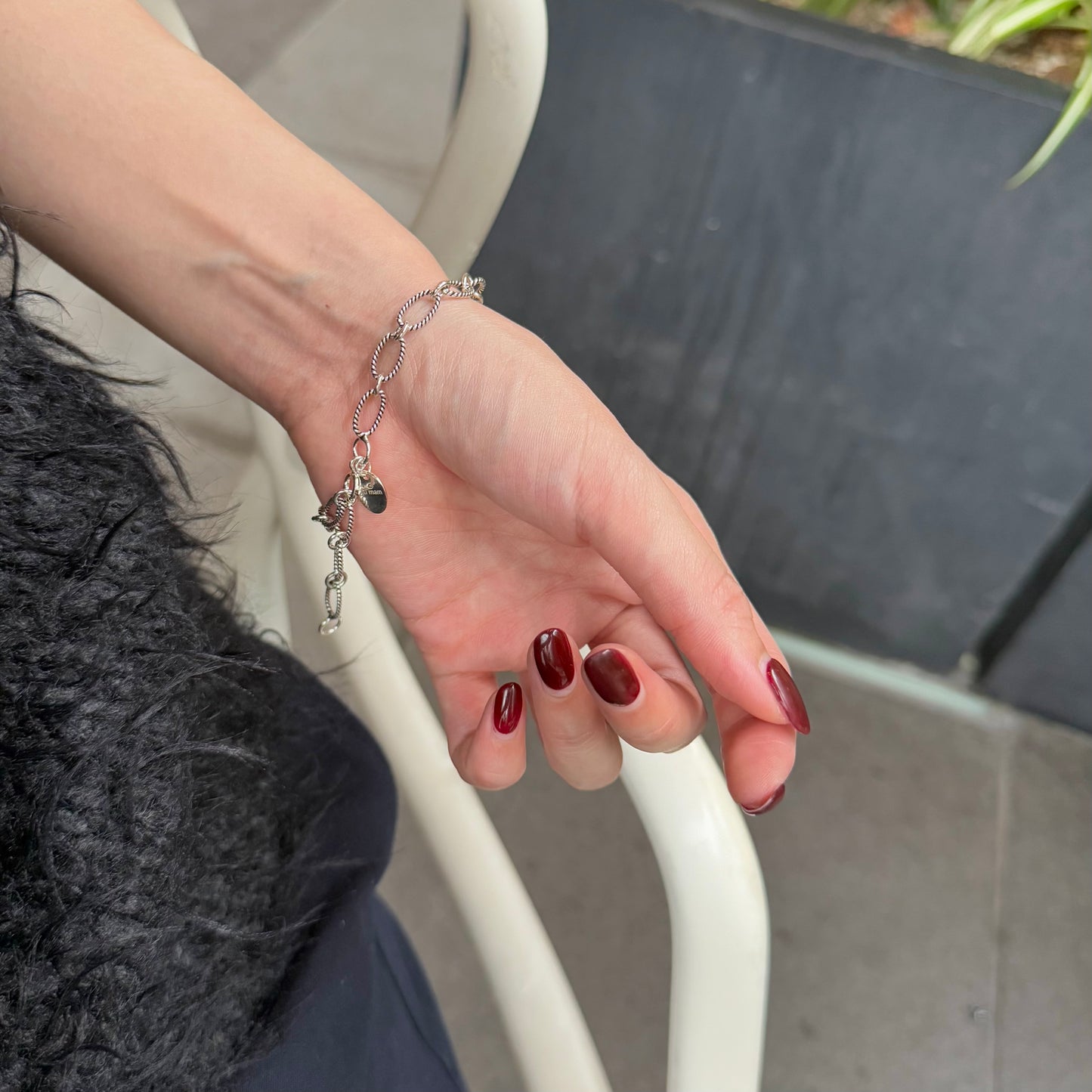Silver925 chain bracelet 2