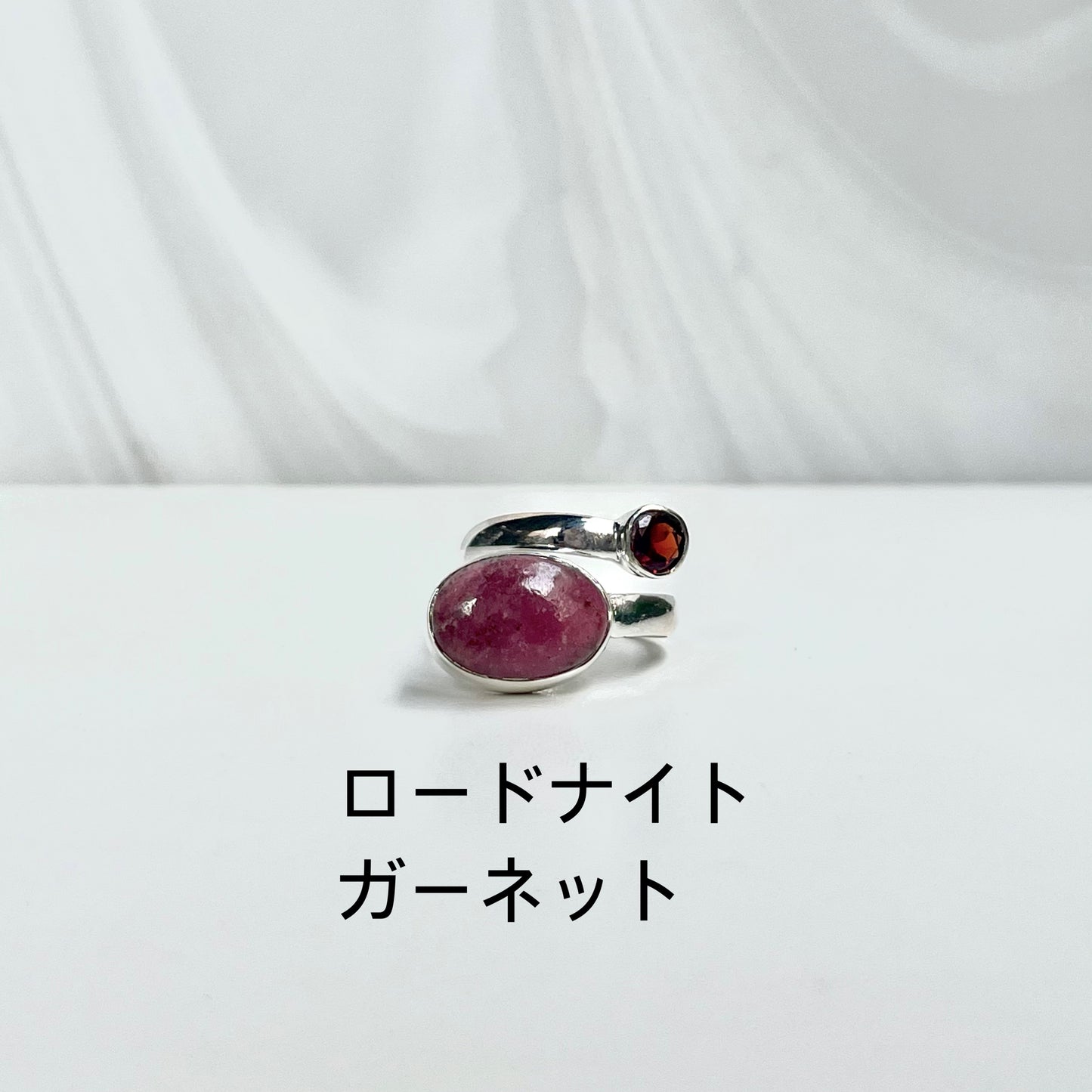 Silver925 2stone ring 2