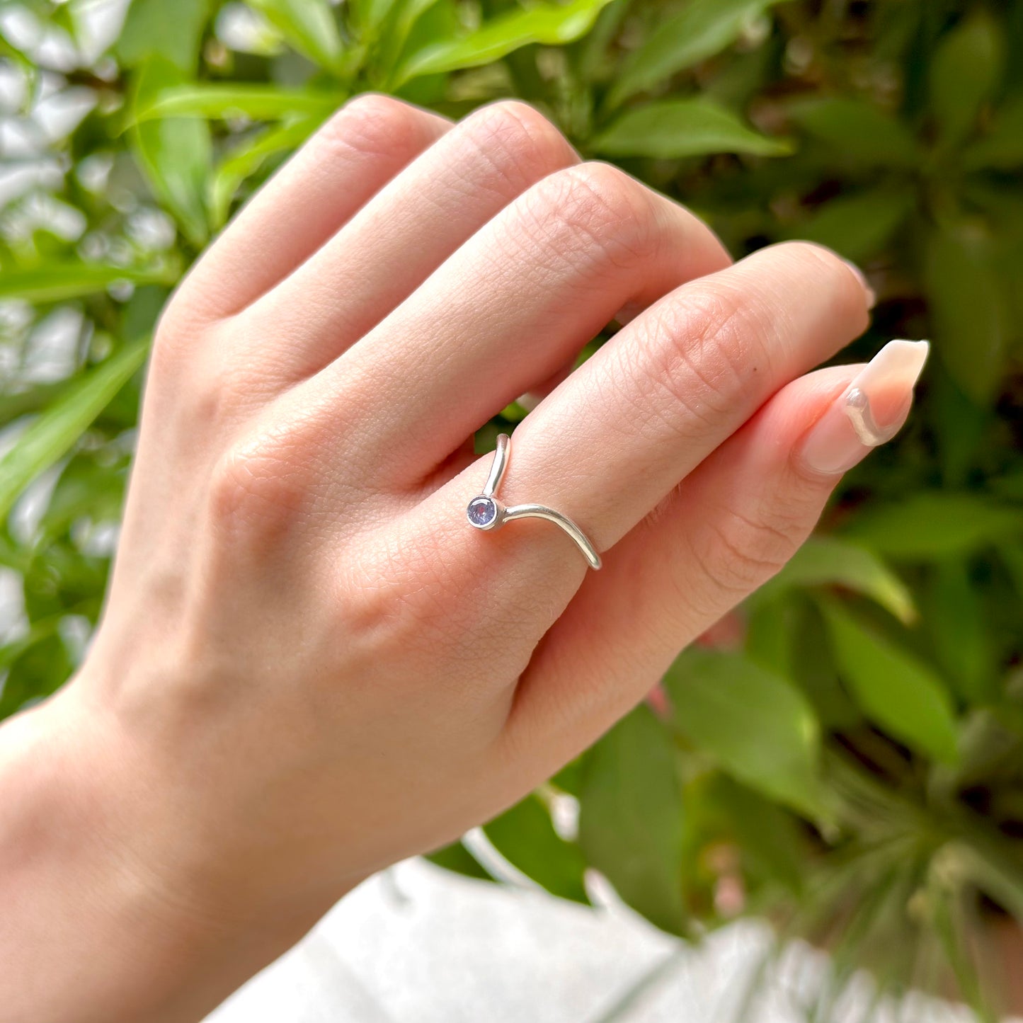 Silver925 V design ring 2